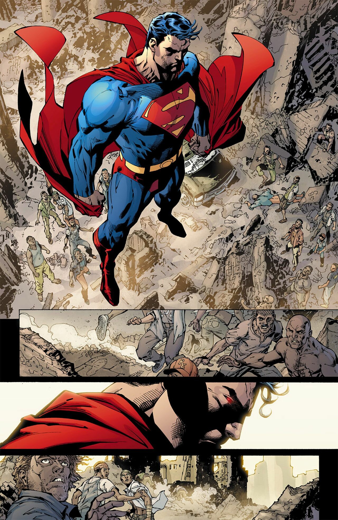 Superman 205, Jim Lee, Batman and Superman, 1280x1970 HD Phone