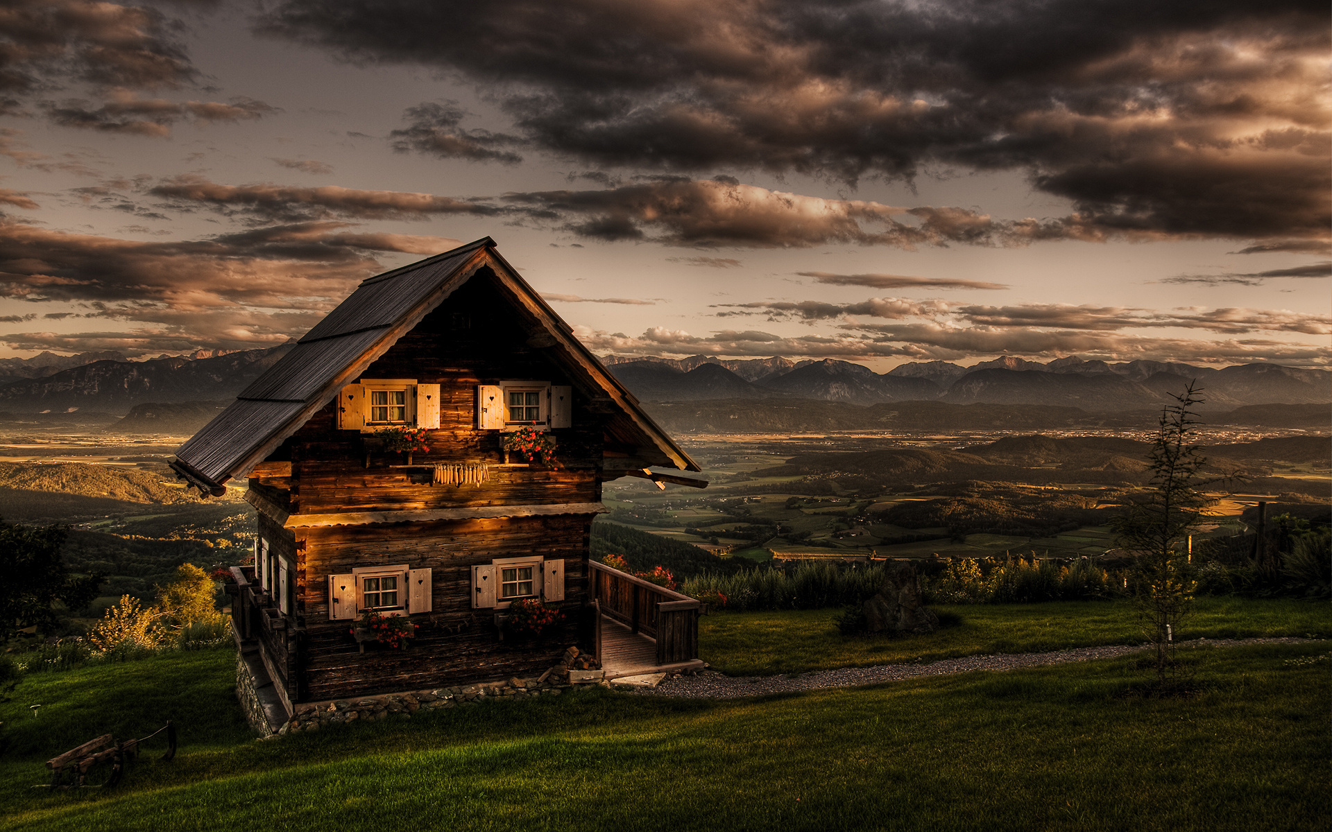Country cottages wallpaper, Charming houses, Rural beauty, Tranquil ambiance, 1920x1200 HD Desktop