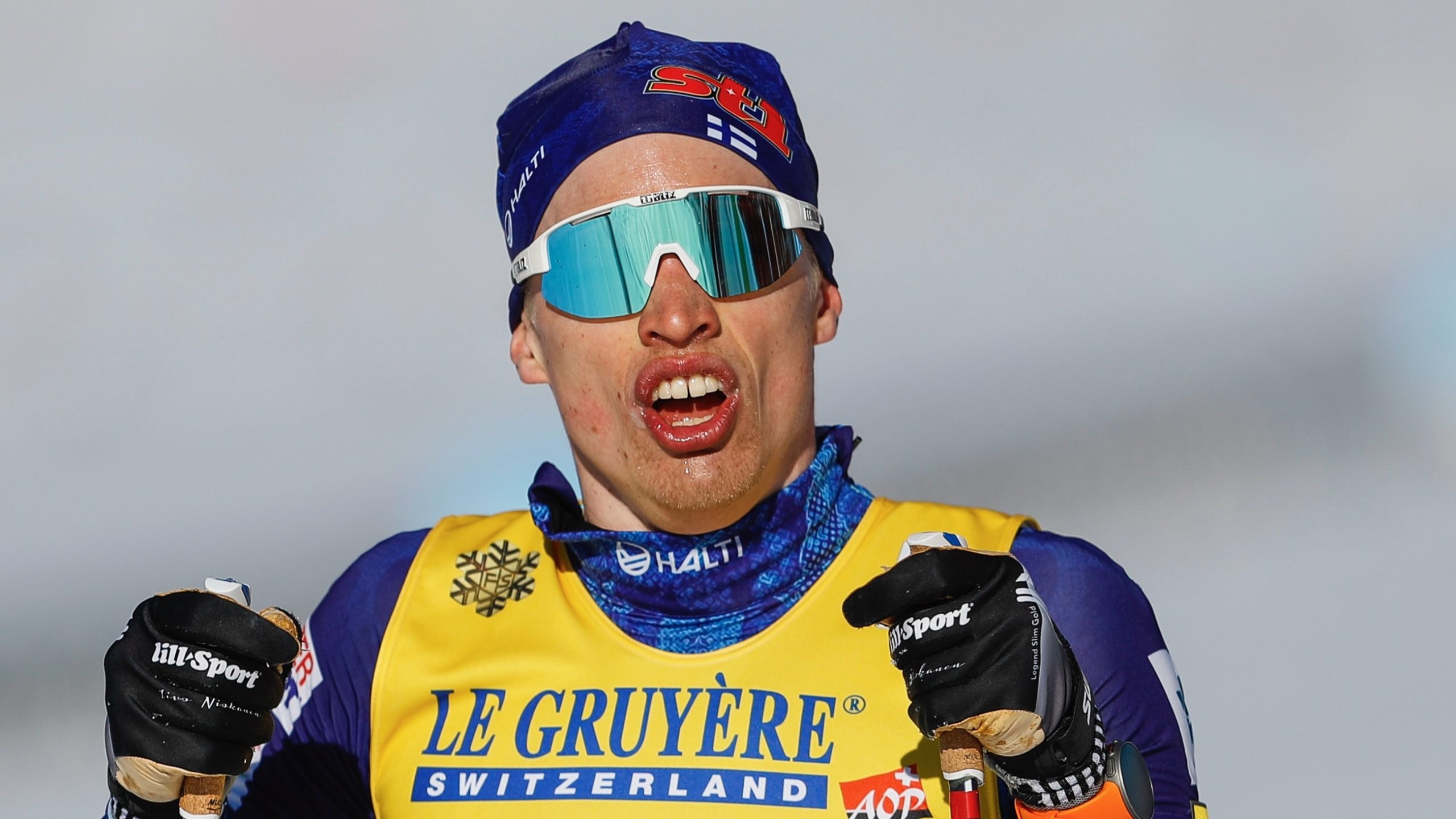 Brotherly success, Niskanen siblings, Lenzerheide wins, Cross-country skiing, 2560x1440 HD Desktop