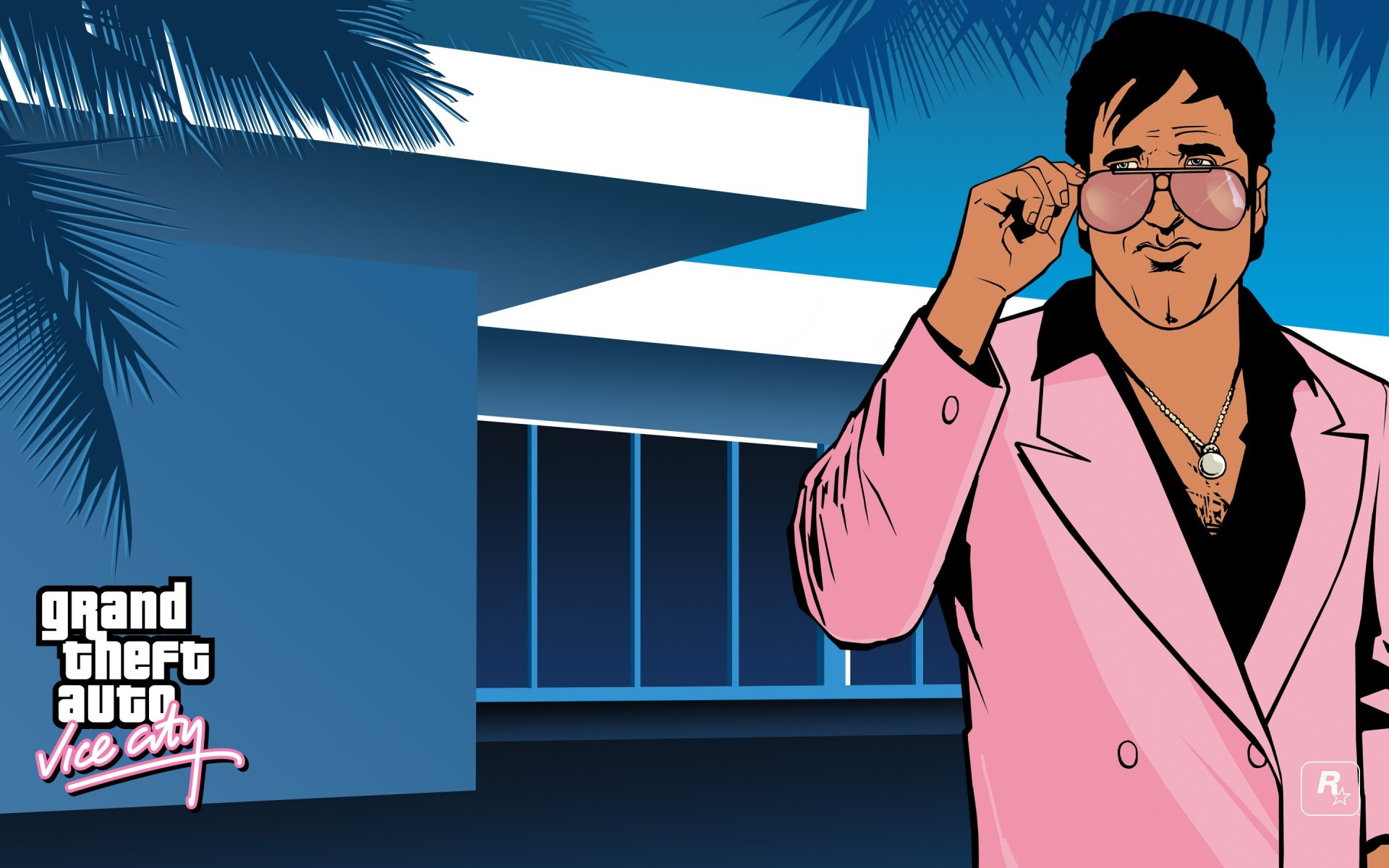 GTA Vice City, Loading screens, Game art, Nostalgic vibes, 1920x1200 HD Desktop