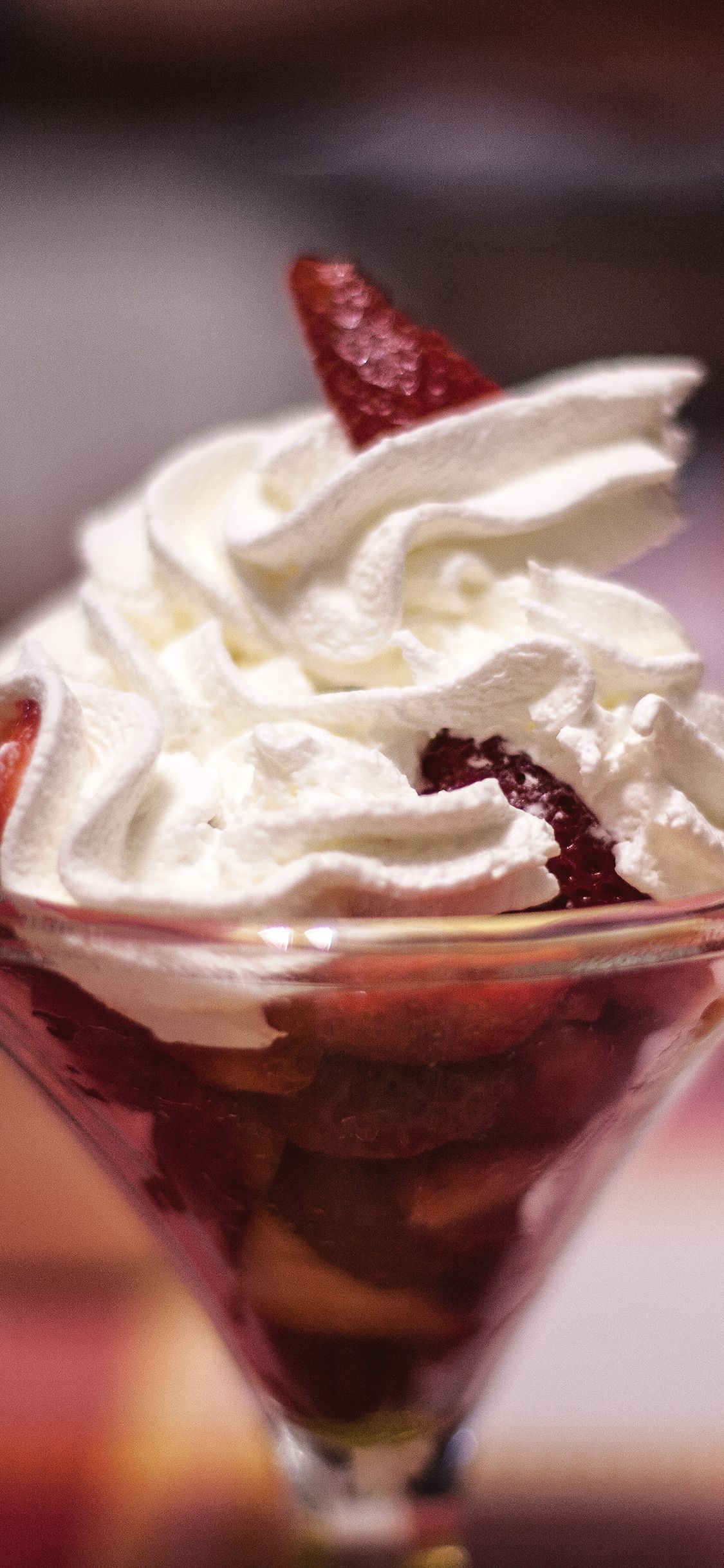 Whipped Cream, iPhone wallpapers, Tempting desserts, Sweet sensations, 1130x2440 HD Phone