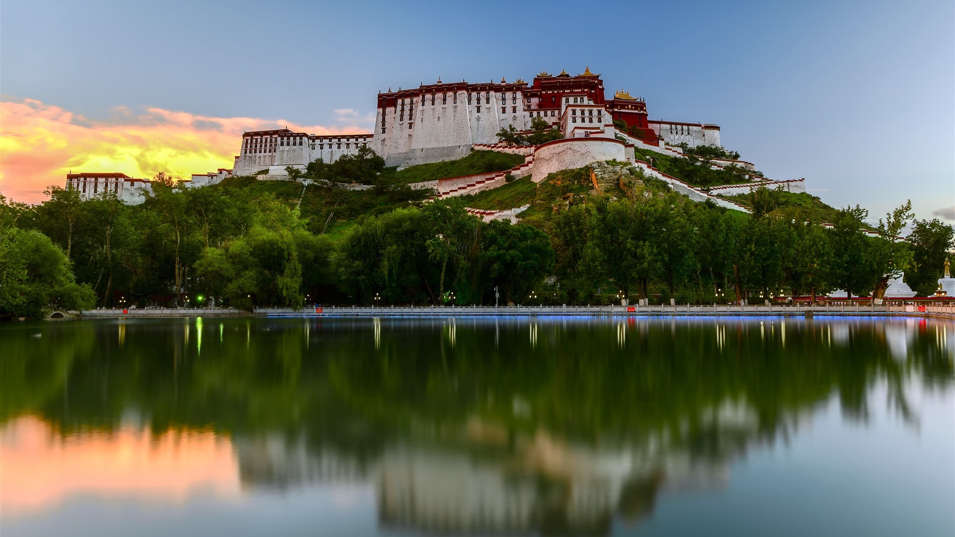 Potala Palace, Tibetan treasure, Cultural heritage, Kde store, 1920x1080 Full HD Desktop