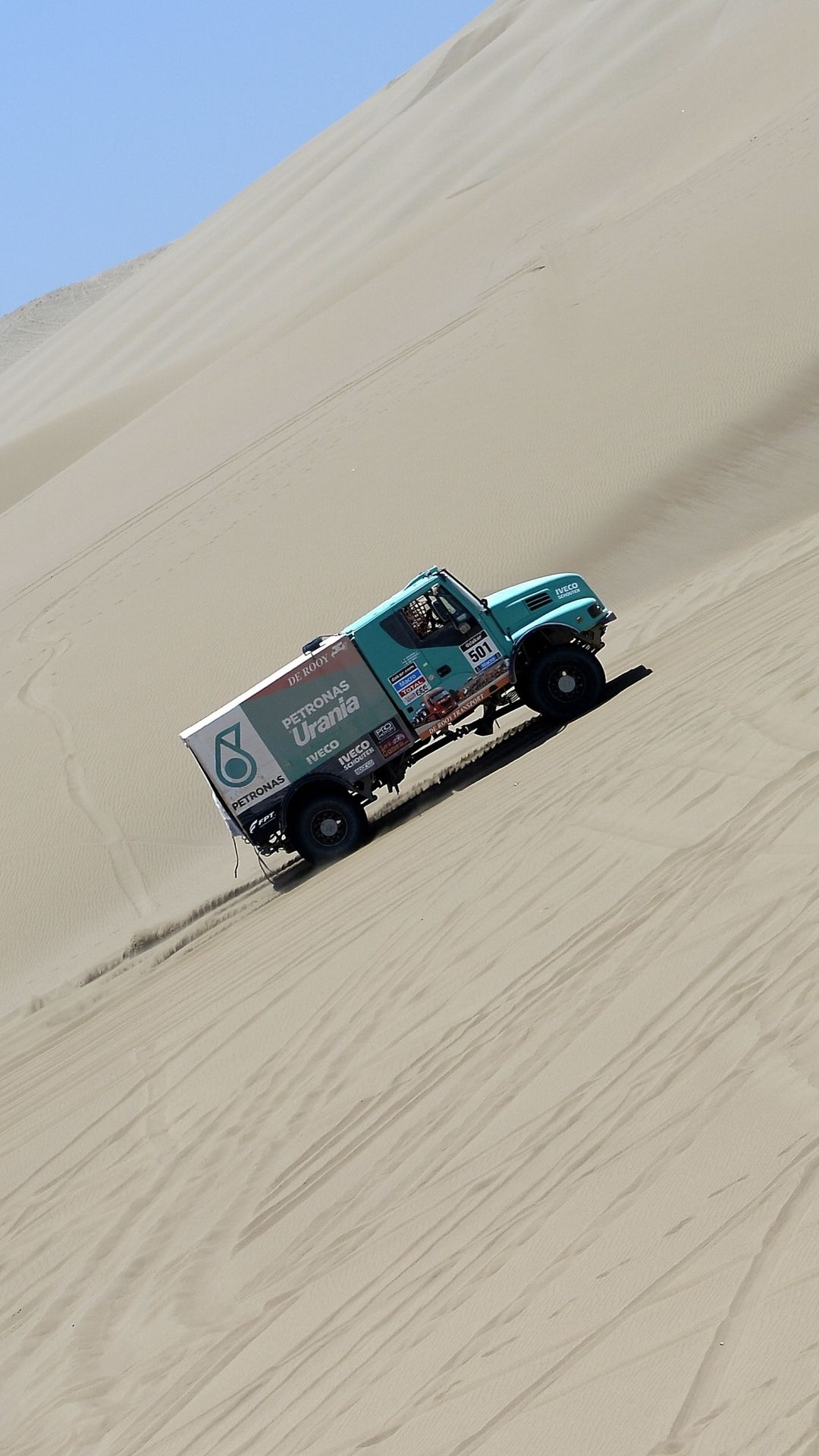 Iveco truck, Dakar Rally Wallpaper, 1080x1920 Full HD Phone