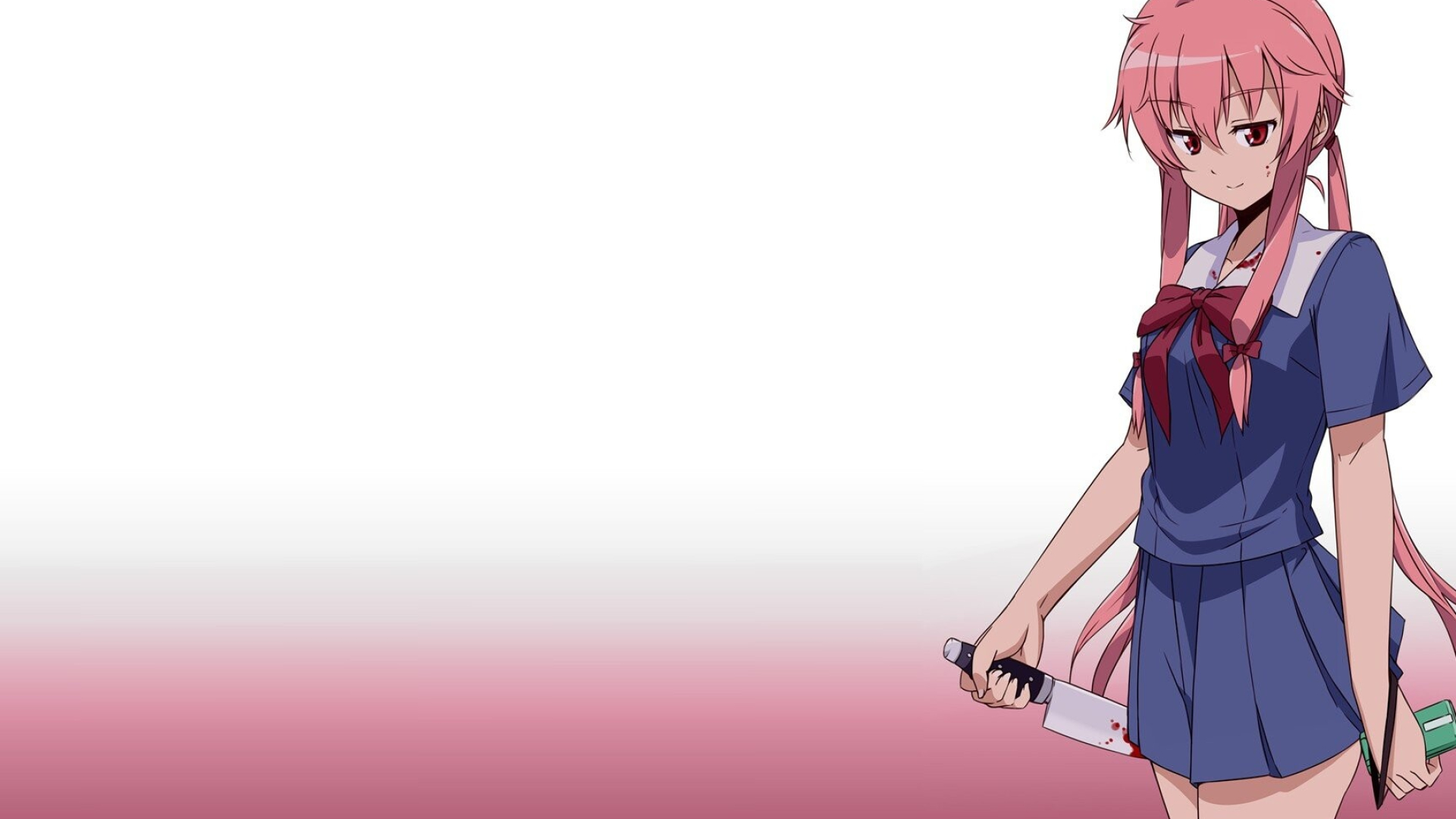 Gasai Yuno, yuno gasai wallpaper, high resolution, 1080p, 1920x1080 Full HD Desktop