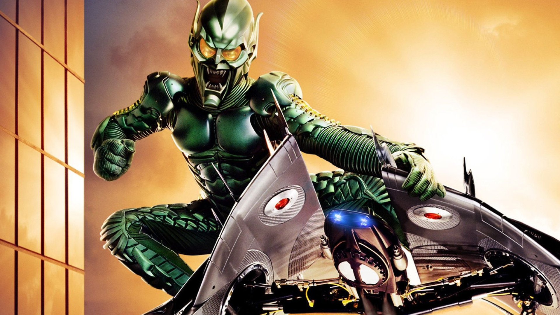 Green Goblin, Willem Dafoe, Marvel villain, Comic book character, 1920x1080 Full HD Desktop