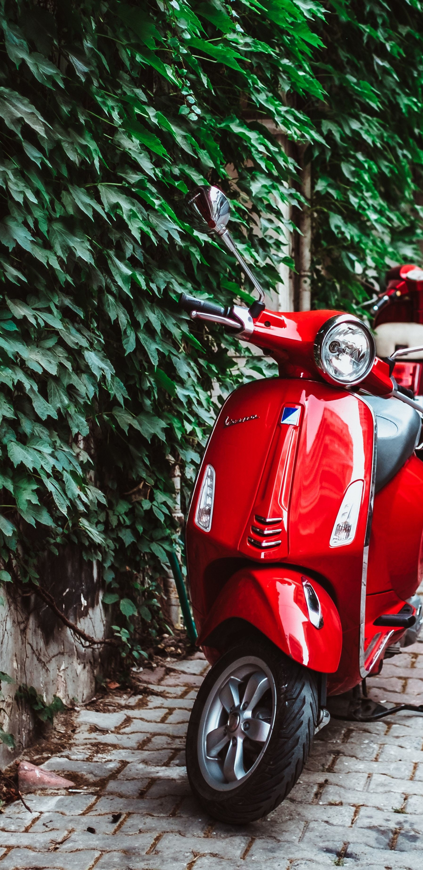 Vespa, Red Vespa, Samsung Galaxy S8, HD image, 1440x2960 HD Phone