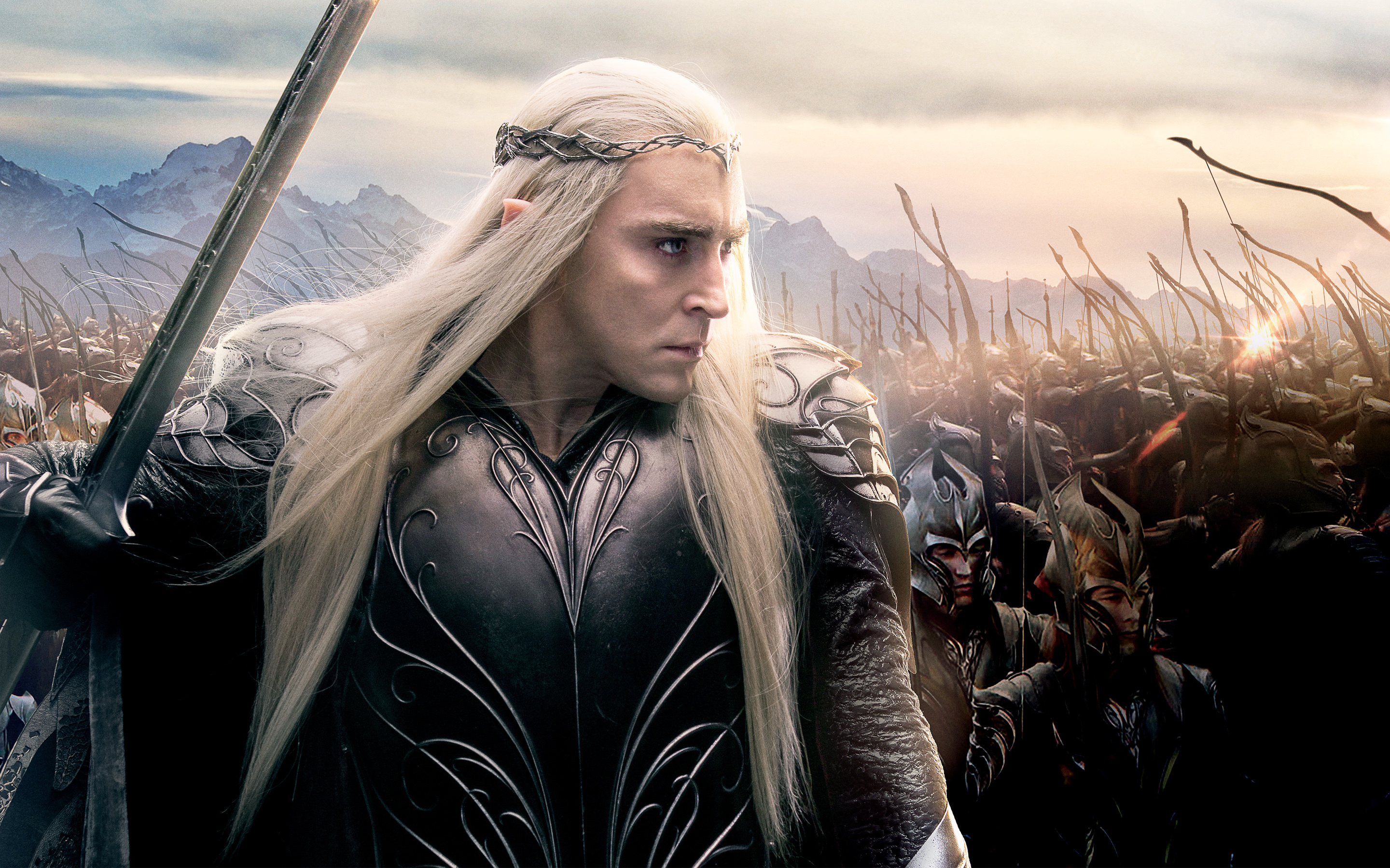 Battle of the Five Armies, Hobbit movie, Wallpaper 7, Epic battle, 2880x1800 HD Desktop