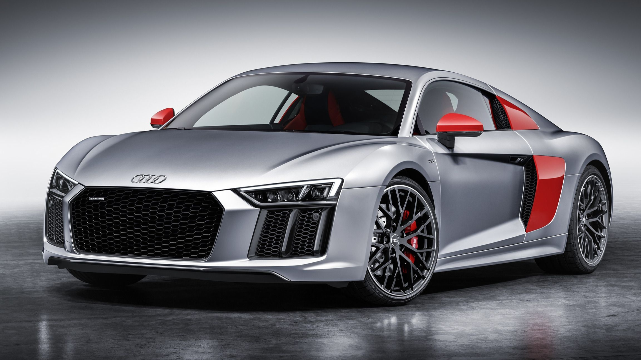 Audi R8 Audi Sport Edition, multispoke forged alloy wheels, studio setting, HD Desktop wallpaper