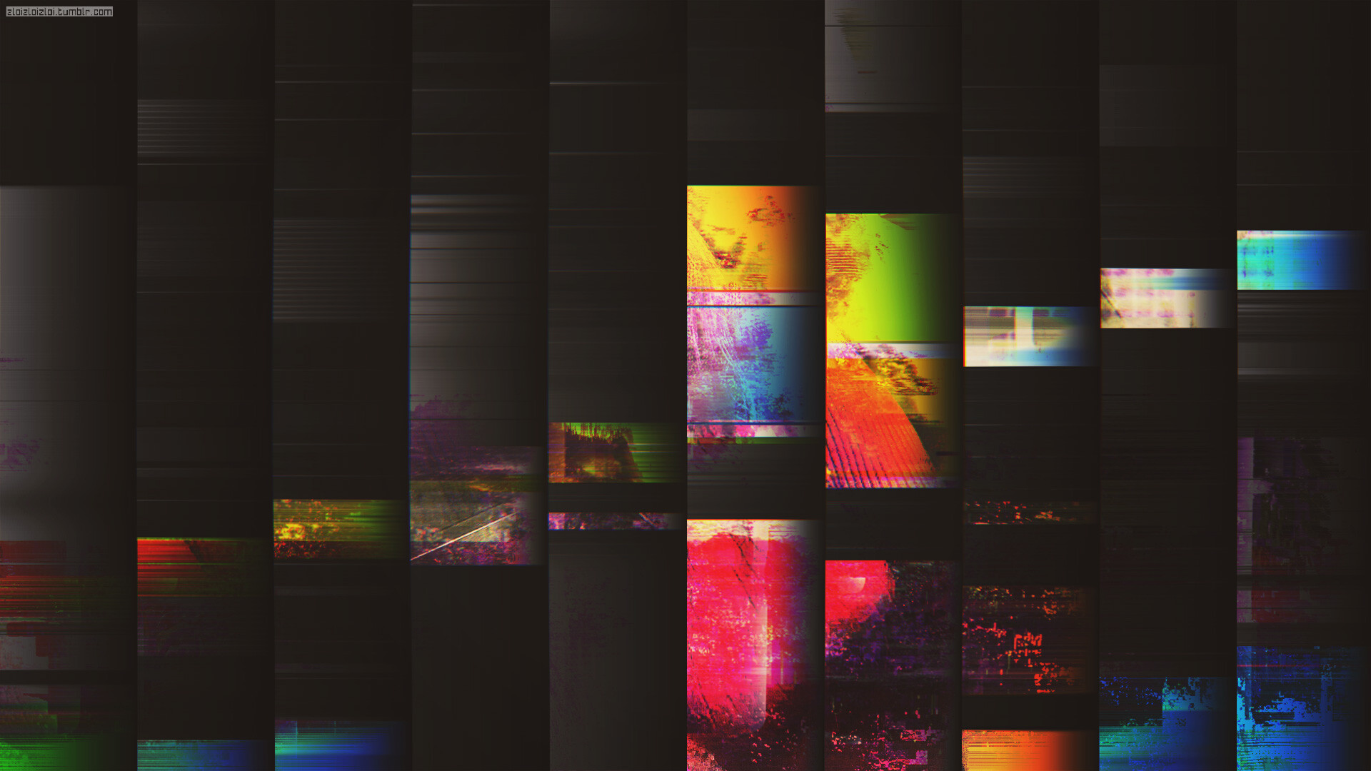 Glitch art, Abstract lines, HD wallpapers, Digital distortion, 1920x1080 Full HD Desktop