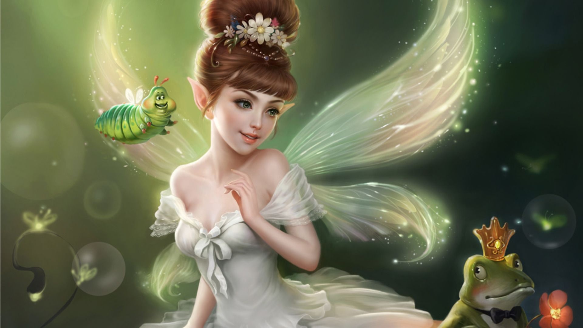 Frog Prince, Faeries (Fairies) Wallpaper, 1920x1080 Full HD Desktop