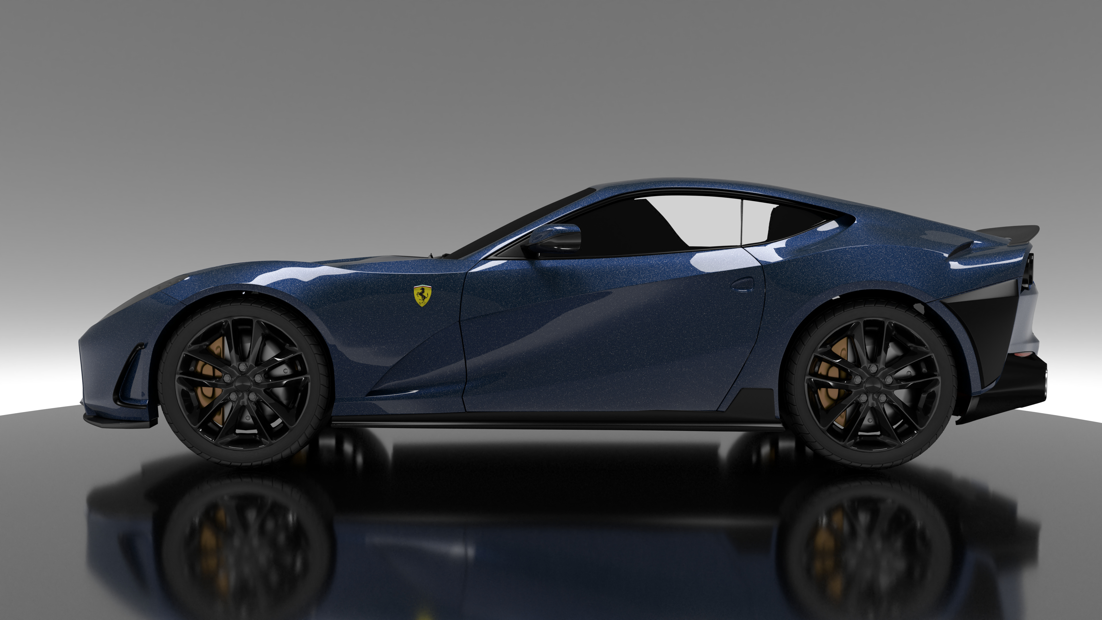 Ferrari 812 Superfast, Auto industry, Carbon fiber, DMC, 3840x2160 4K Desktop