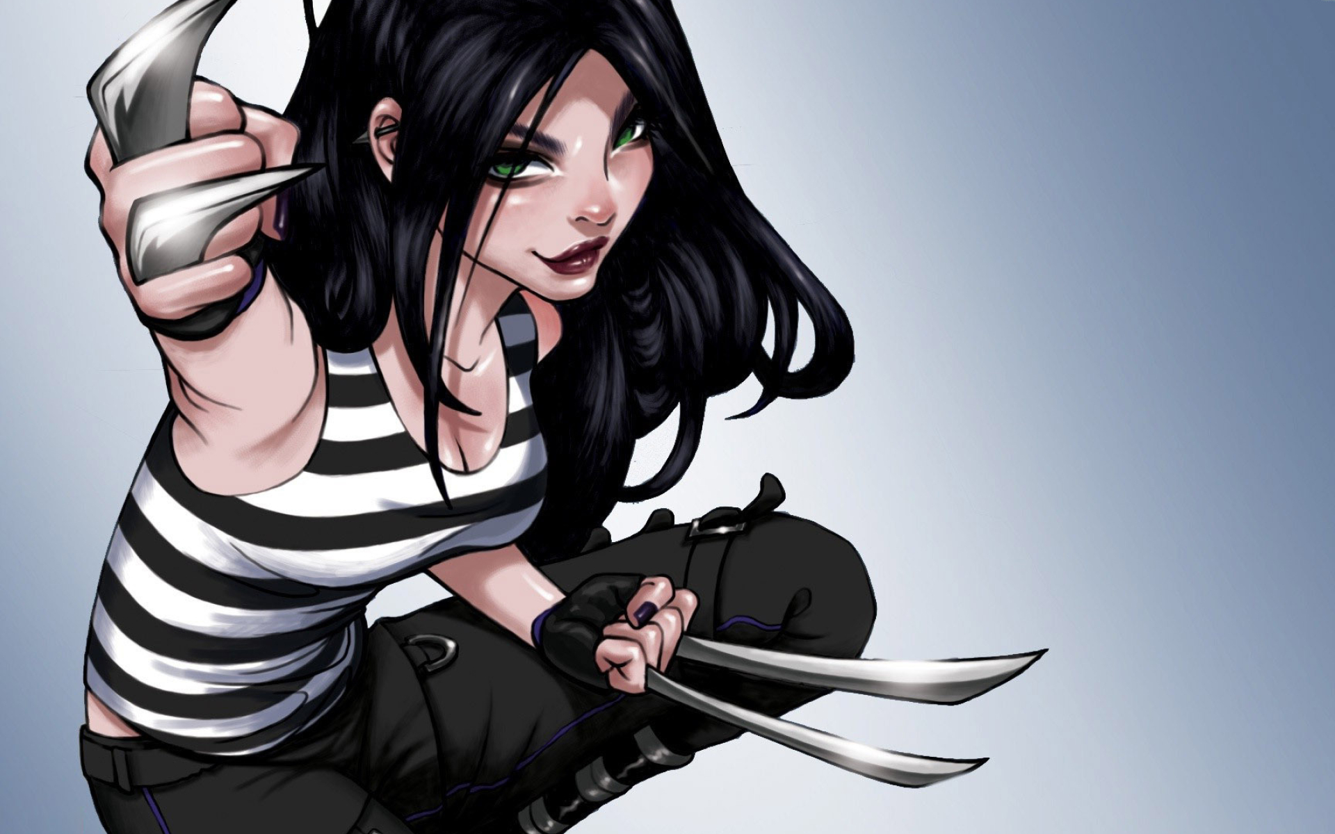 Laura (X-Men), X-23, Laura Kinney, Fan art, 1920x1200 HD Desktop