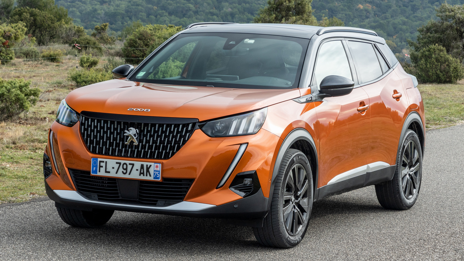 Peugeot 2008, GT model, Car pixel, 1920x1080 Full HD Desktop