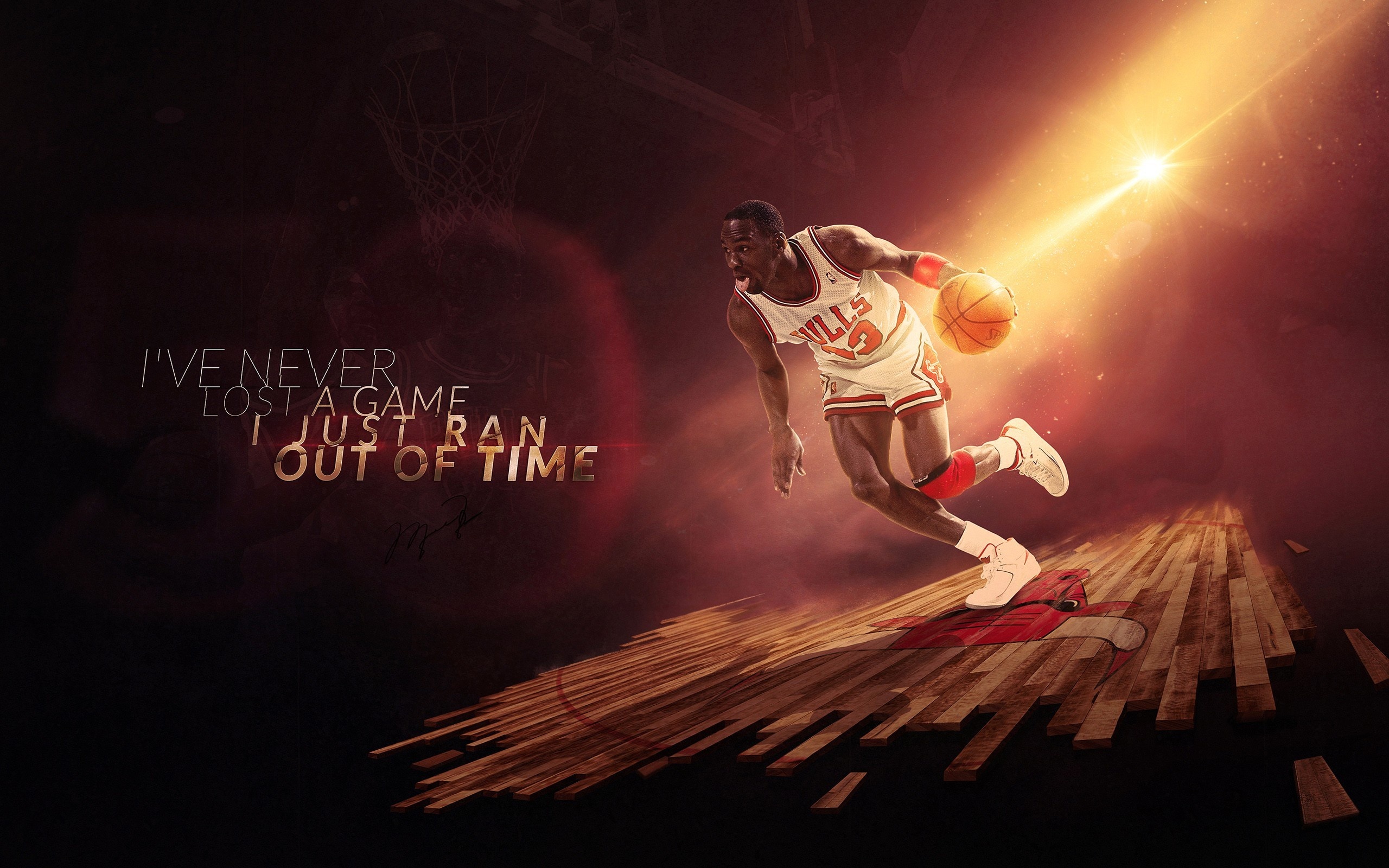 Chicago Bulls, Sports team, Michael Jordan, Chaos, 2560x1600 HD Desktop