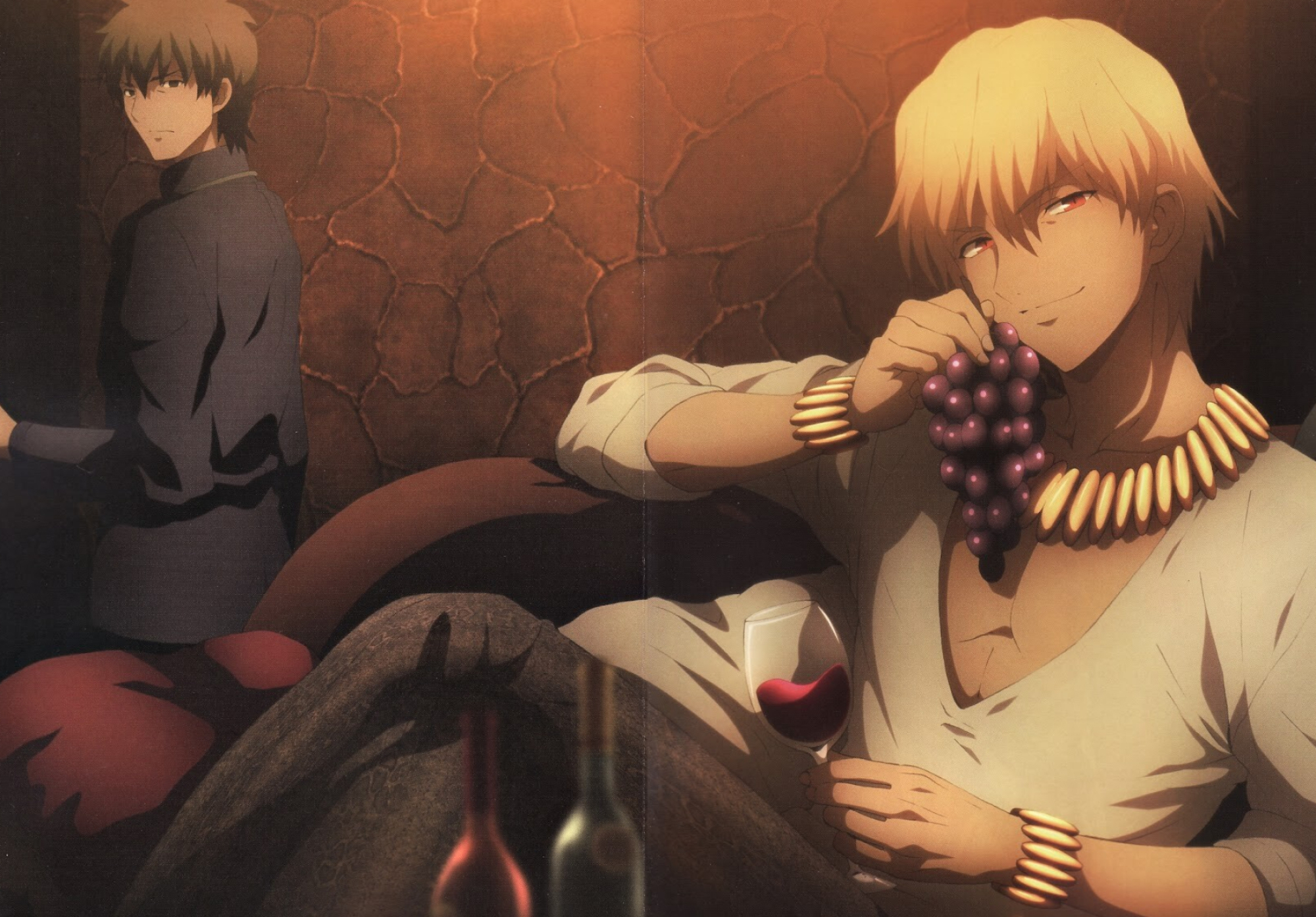 Fate/Zero, Kotomine and Gilgamesh, Anime wallpaper, 2000x1400 HD Desktop