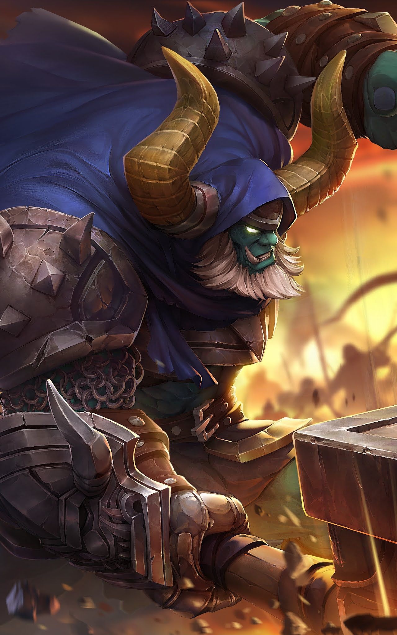 Mobile Legends, Bang Bang, Minotaur, Bruno, Game, HD Phone wallpaper