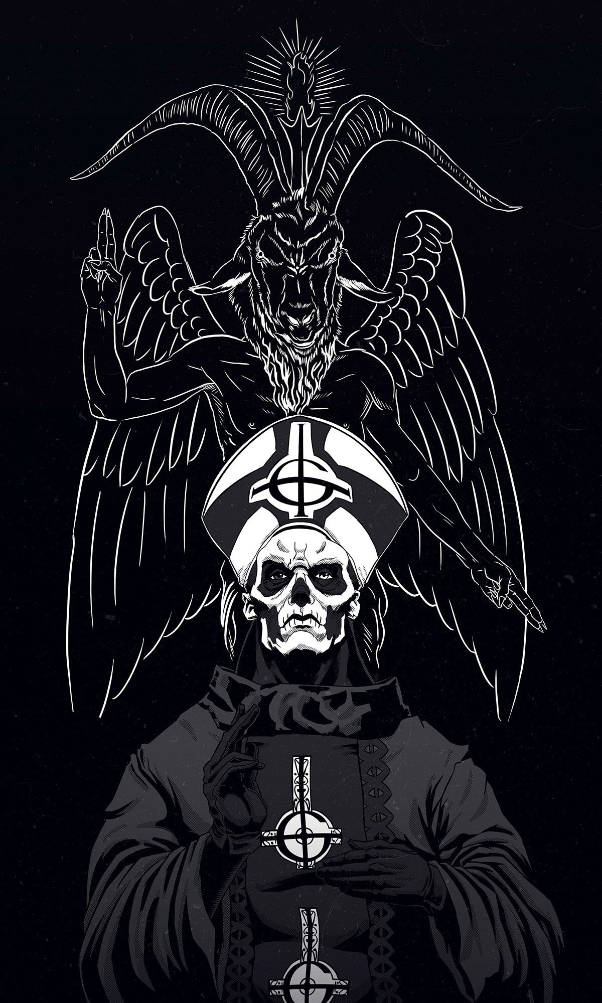 Ghost Band, Metal Music, Heavy Metal, Metal Lifestyle, 1200x2000 HD Phone