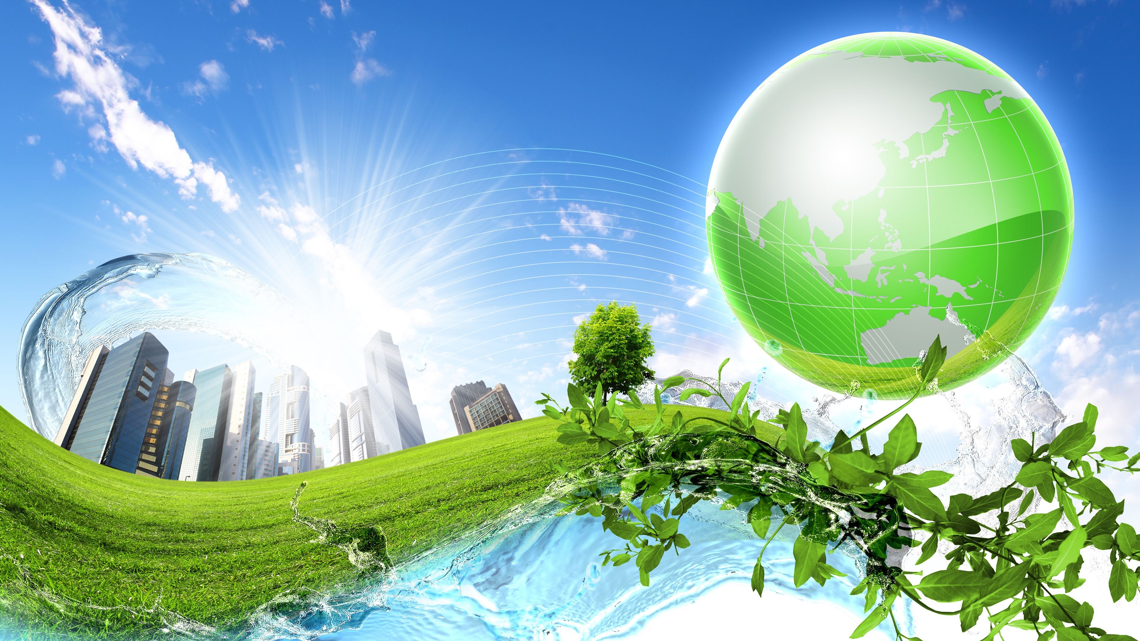 Go Green, Sustainable hotel development, Eco-certification, 3740x2110 HD Desktop