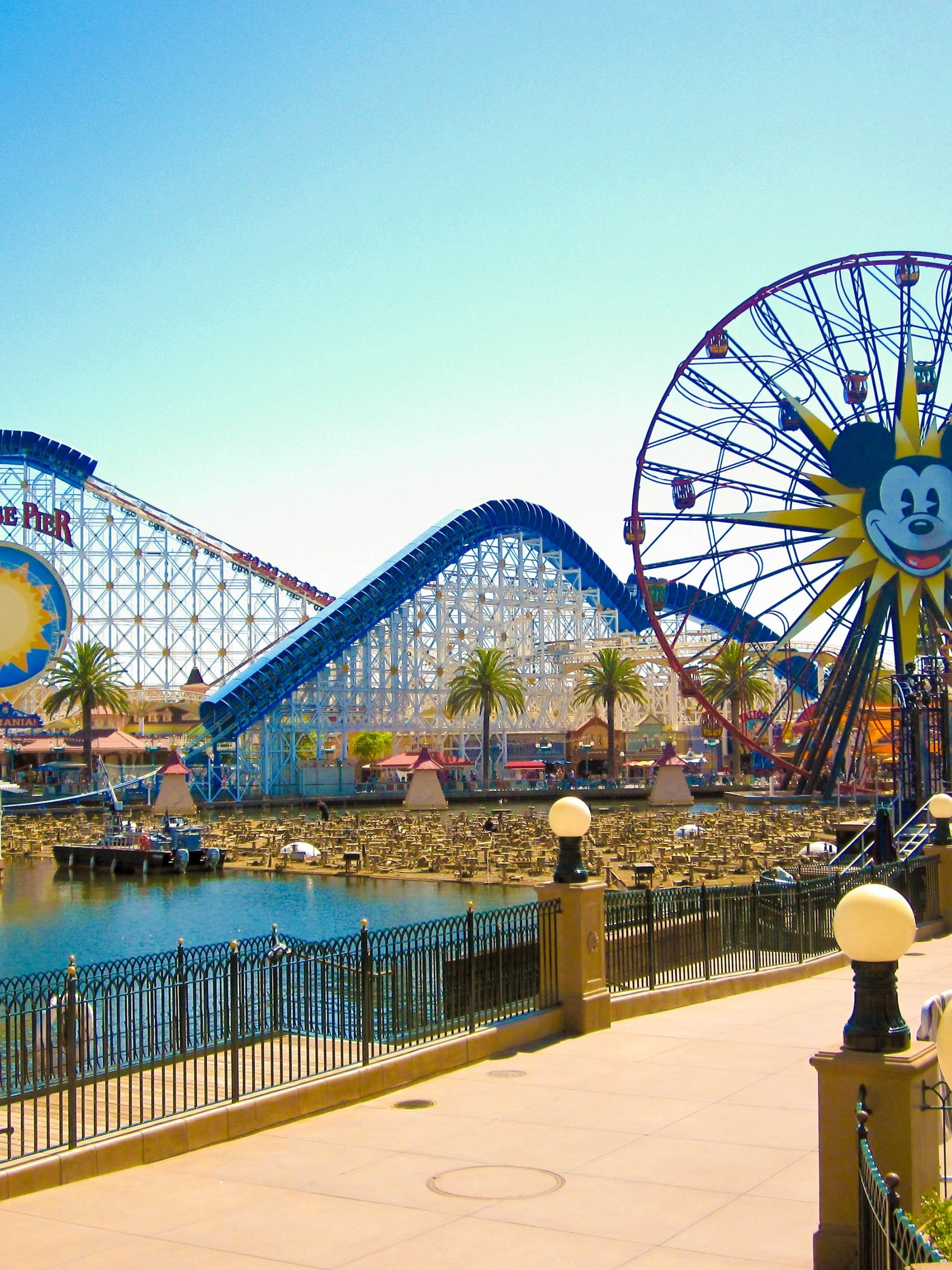 Amusement park, Vibrant wallpapers, Fun backgrounds, Thrilling rides, 2050x2740 HD Phone