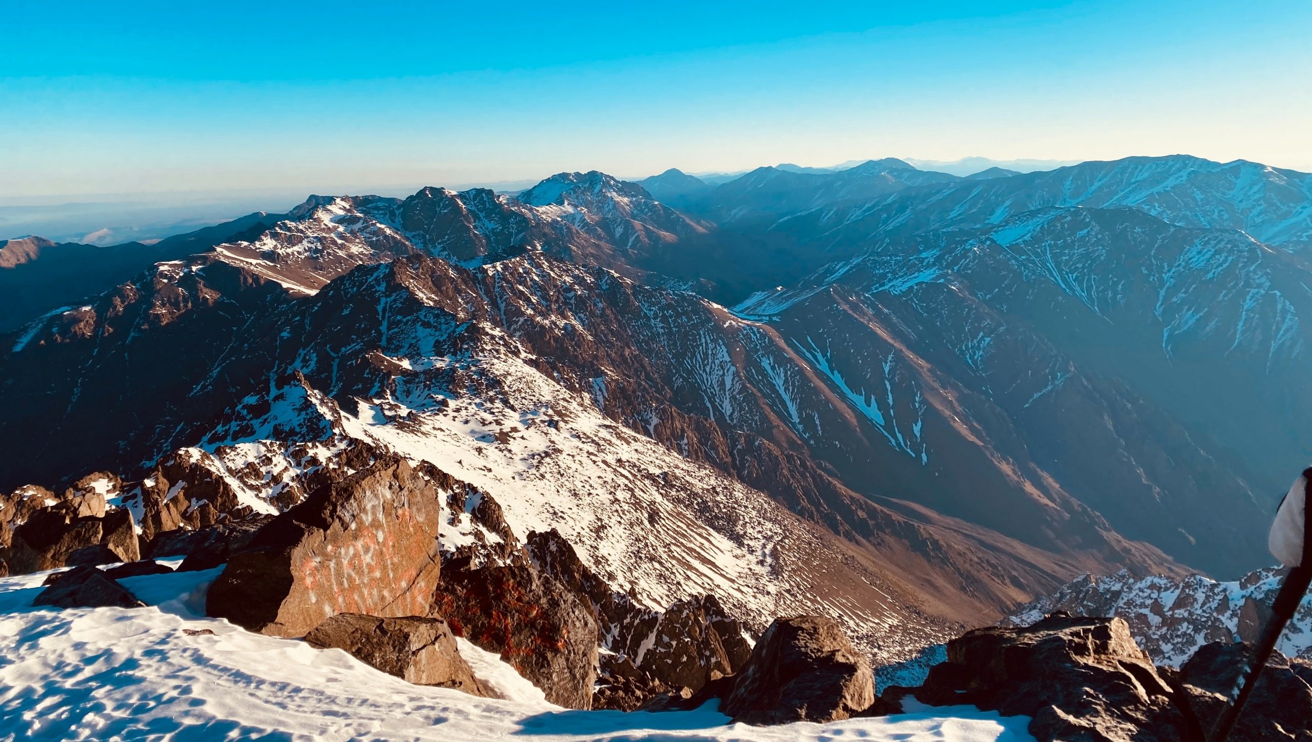 Mount Toubkal, Atlas Mountains trek, Sahara desert, Abdesert tour, 2560x1450 HD Desktop
