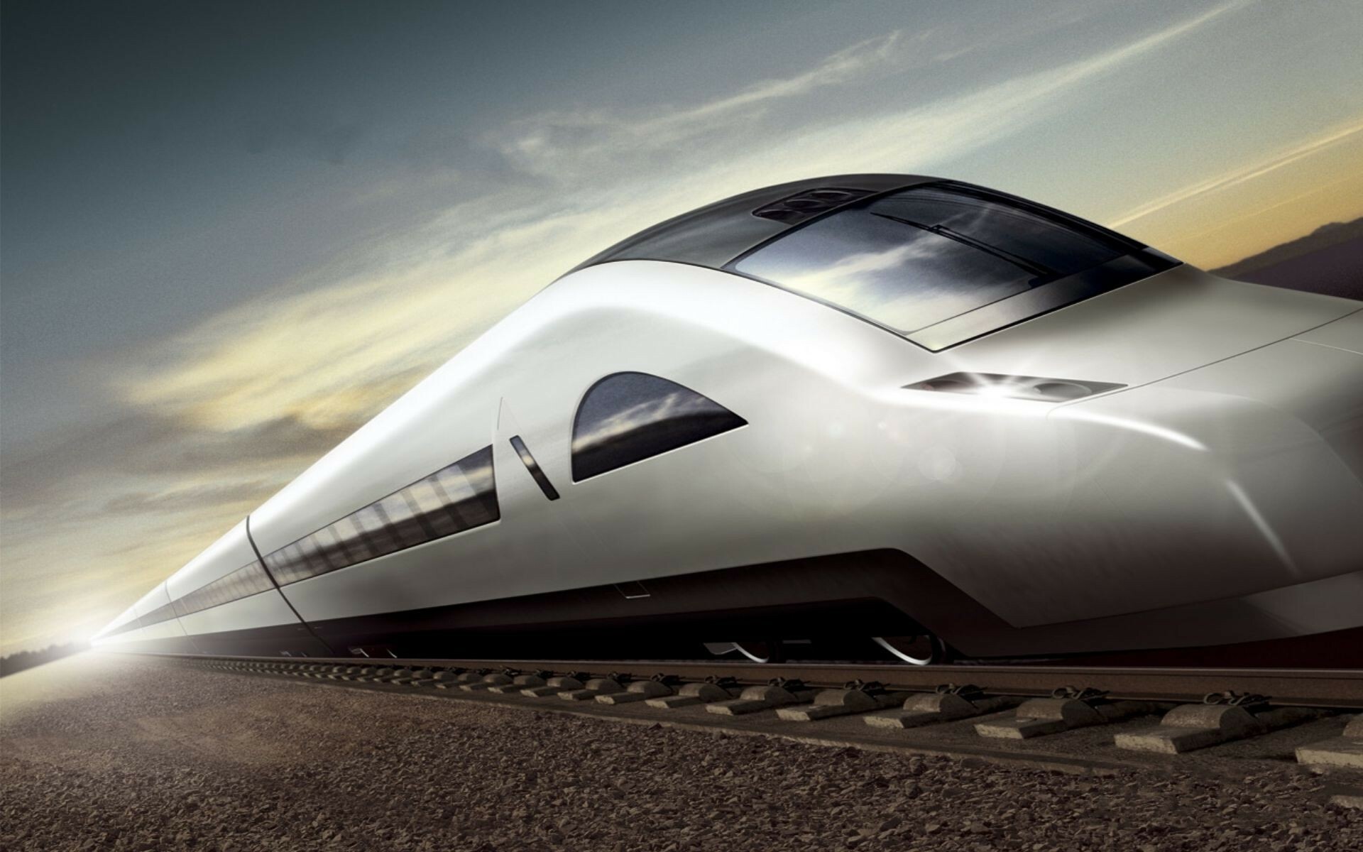 Bullet Train, Impressive wallpaper collection, High-speed travel, Fascinating visuals, 1920x1200 HD Desktop
