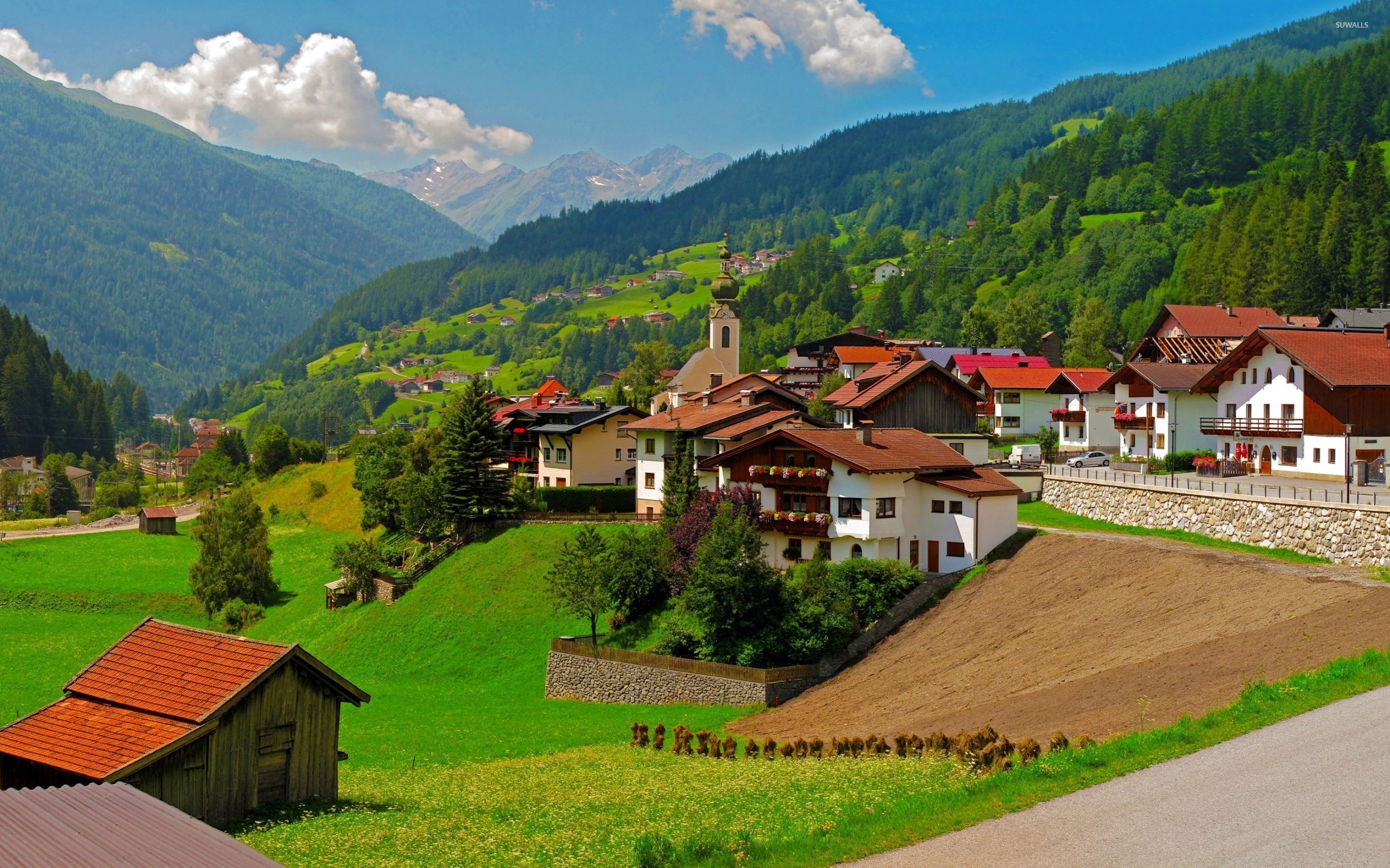 Bavarian town wallpaper, World wallpapers, 2560x1600 HD Desktop