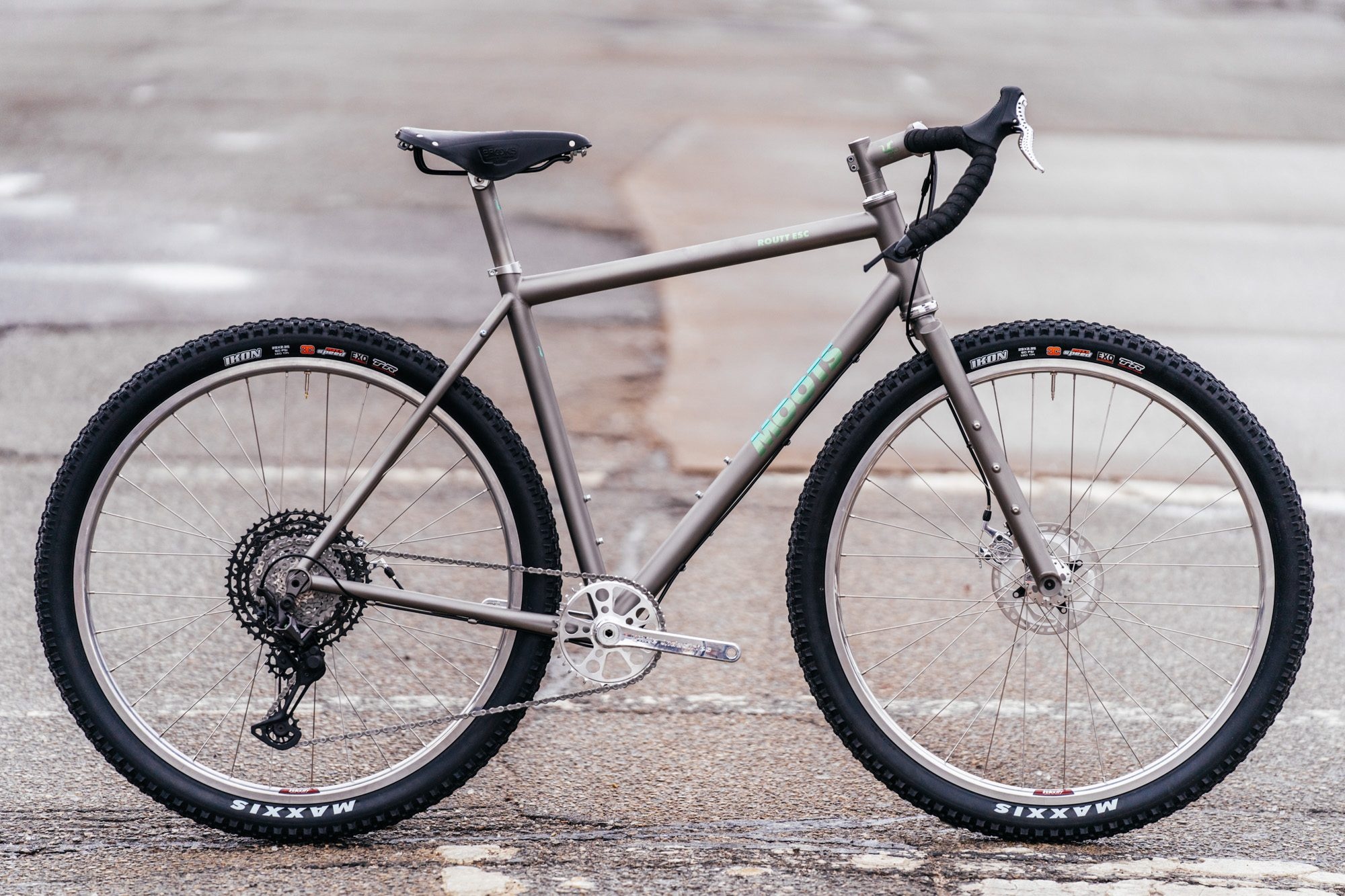 Mid-South 2022, Silver delight, Moots Routt ESC, Retro bike build, 2000x1340 HD Desktop