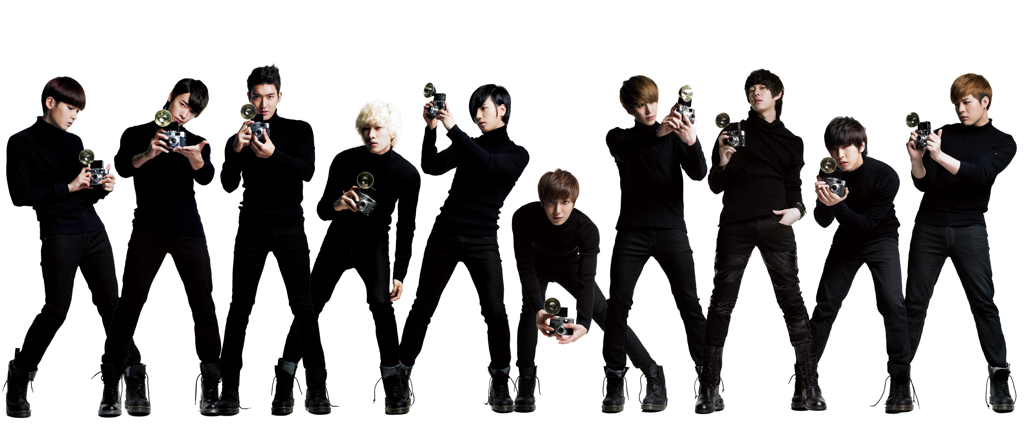 Super Junior, 5jib MR Simple repackage, Addictive songs, Talented vocalist, 3350x1420 Dual Screen Desktop