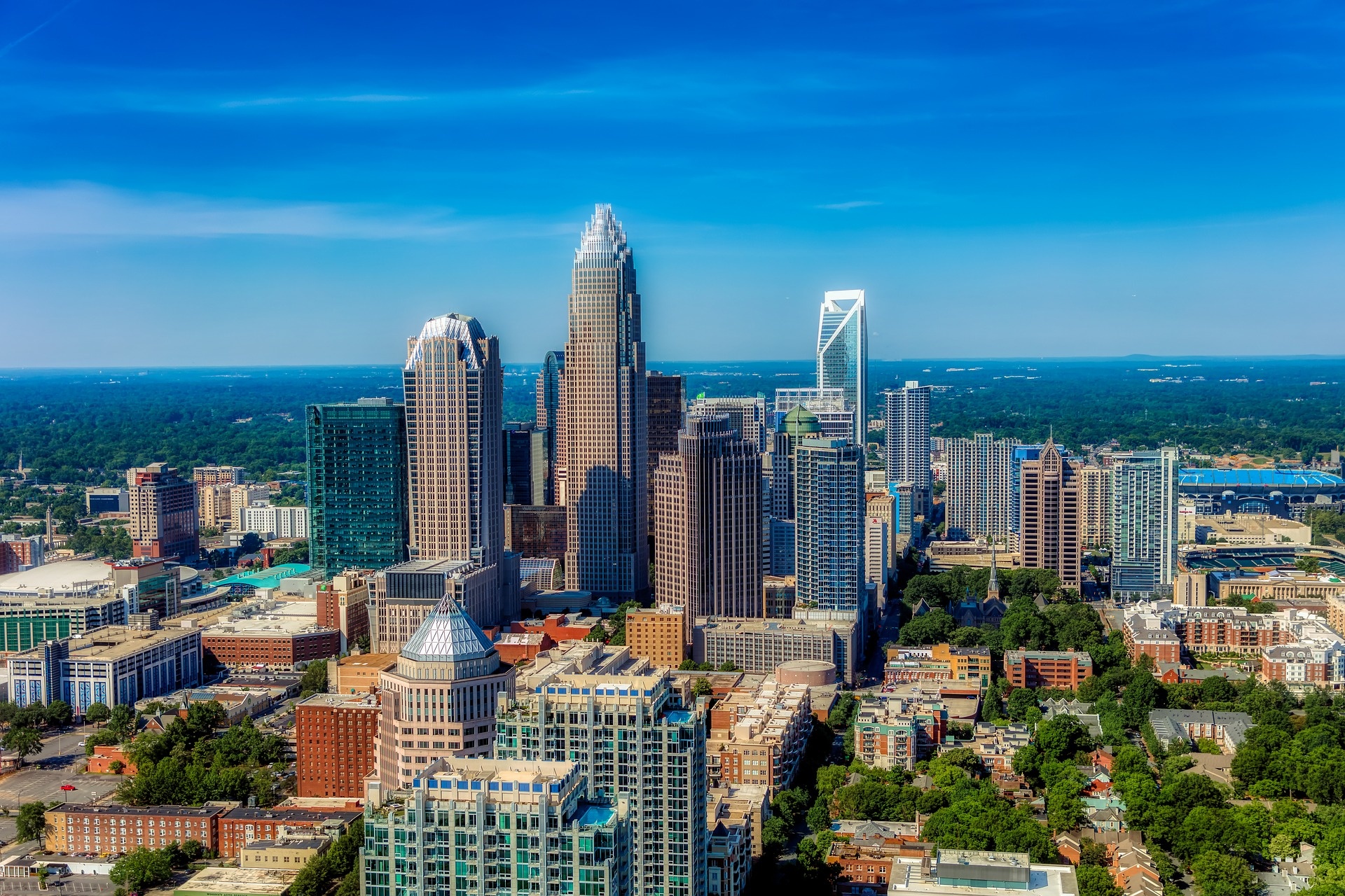 Charlotte Skyline, Travels, NextGen TV, Broadcasts, 1920x1280 HD Desktop