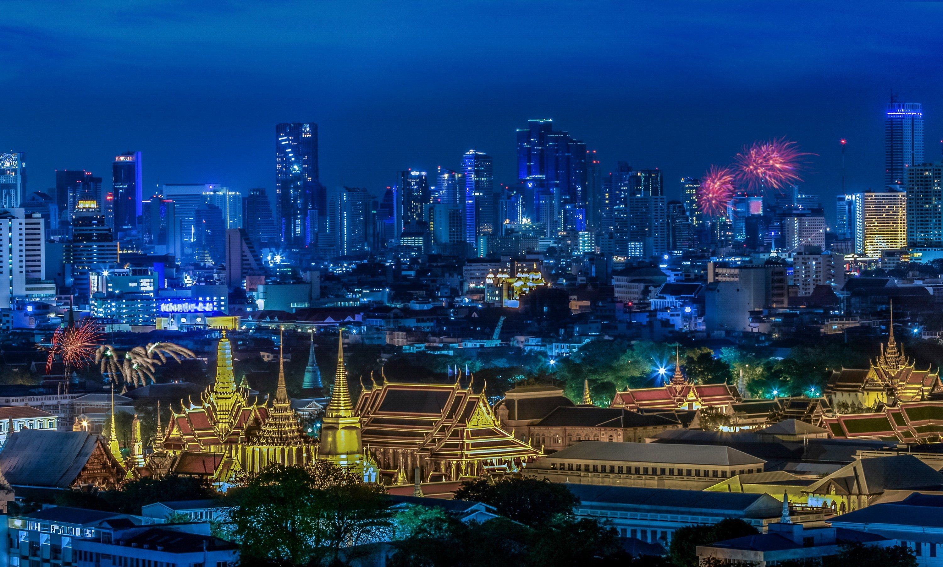 Bangkok city, HD wallpapers, Stunning backgrounds, Urban charm, 3000x1810 HD Desktop