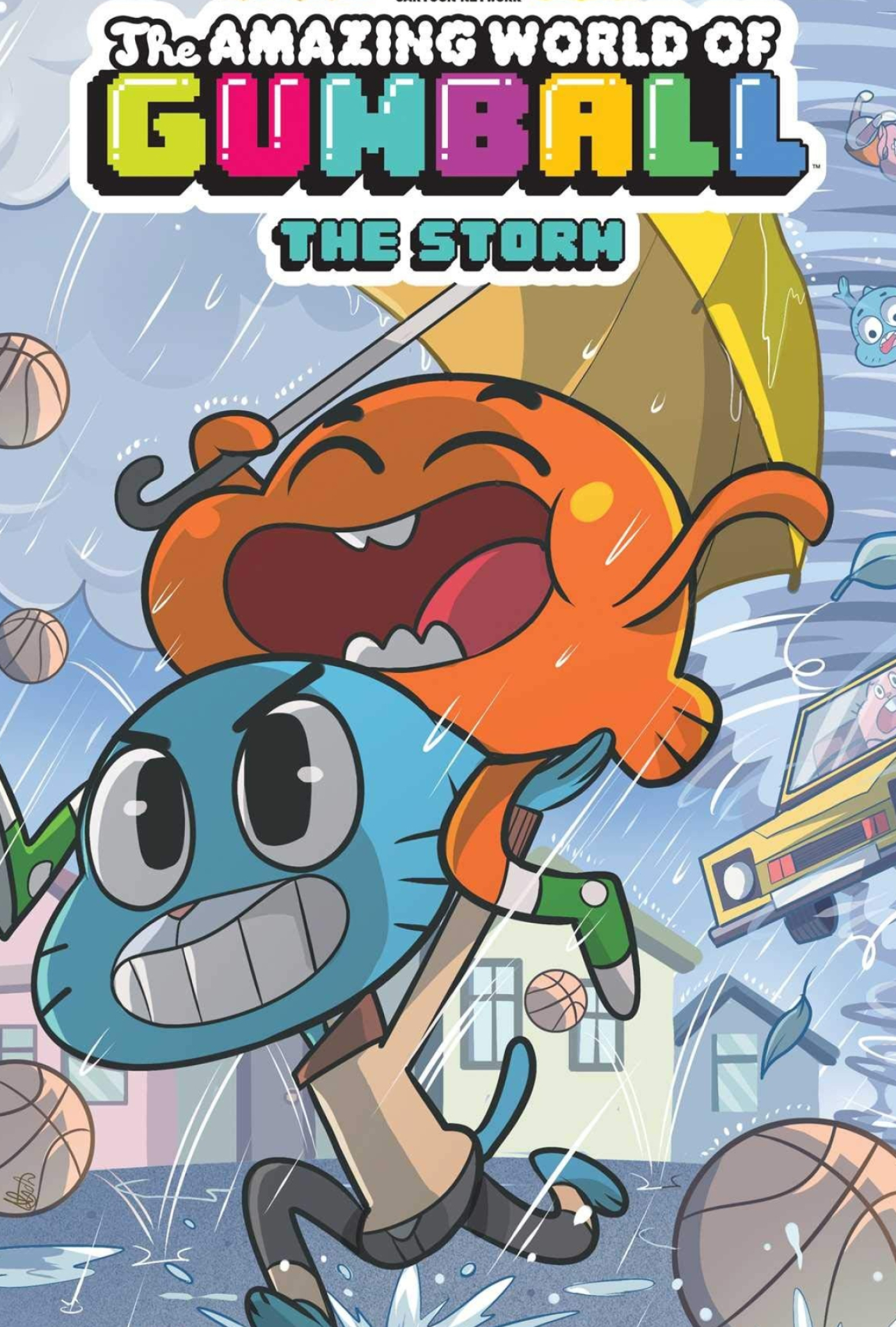 Gumball Watterson, Darwin Watterson, The Amazing World of Gumball The Storm, HD Phone wallpaper