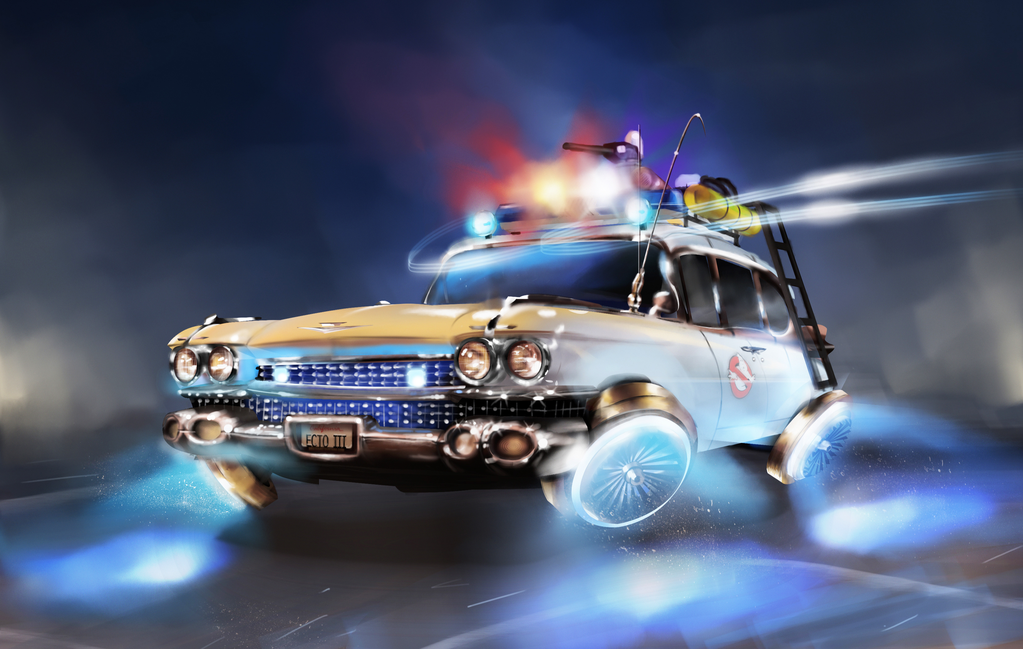 Ecto-3, Ghostbusters Wallpaper, 3300x2100 HD Desktop