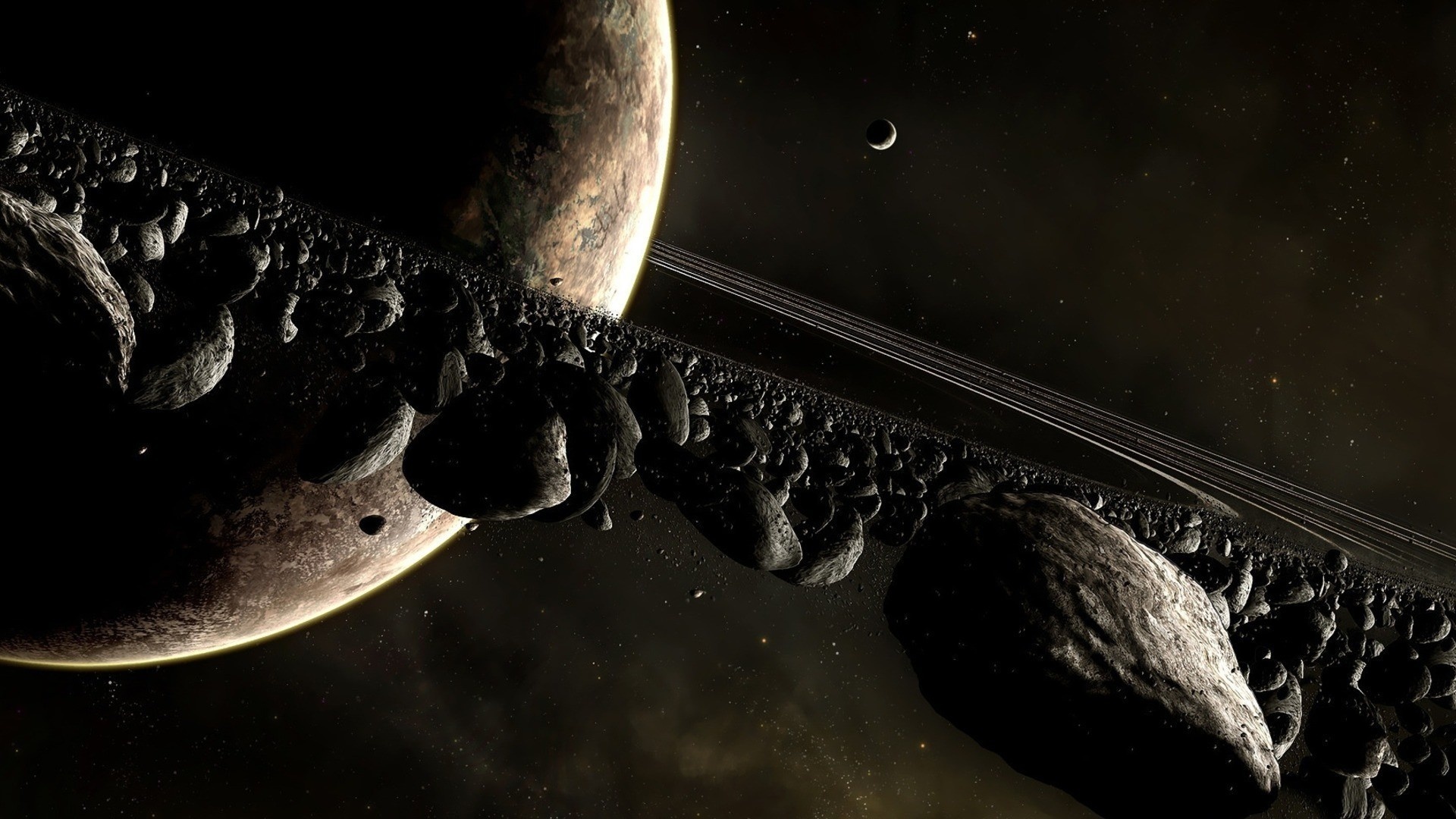 Saturn, Cosmos Wallpaper, 1920x1080 Full HD Desktop