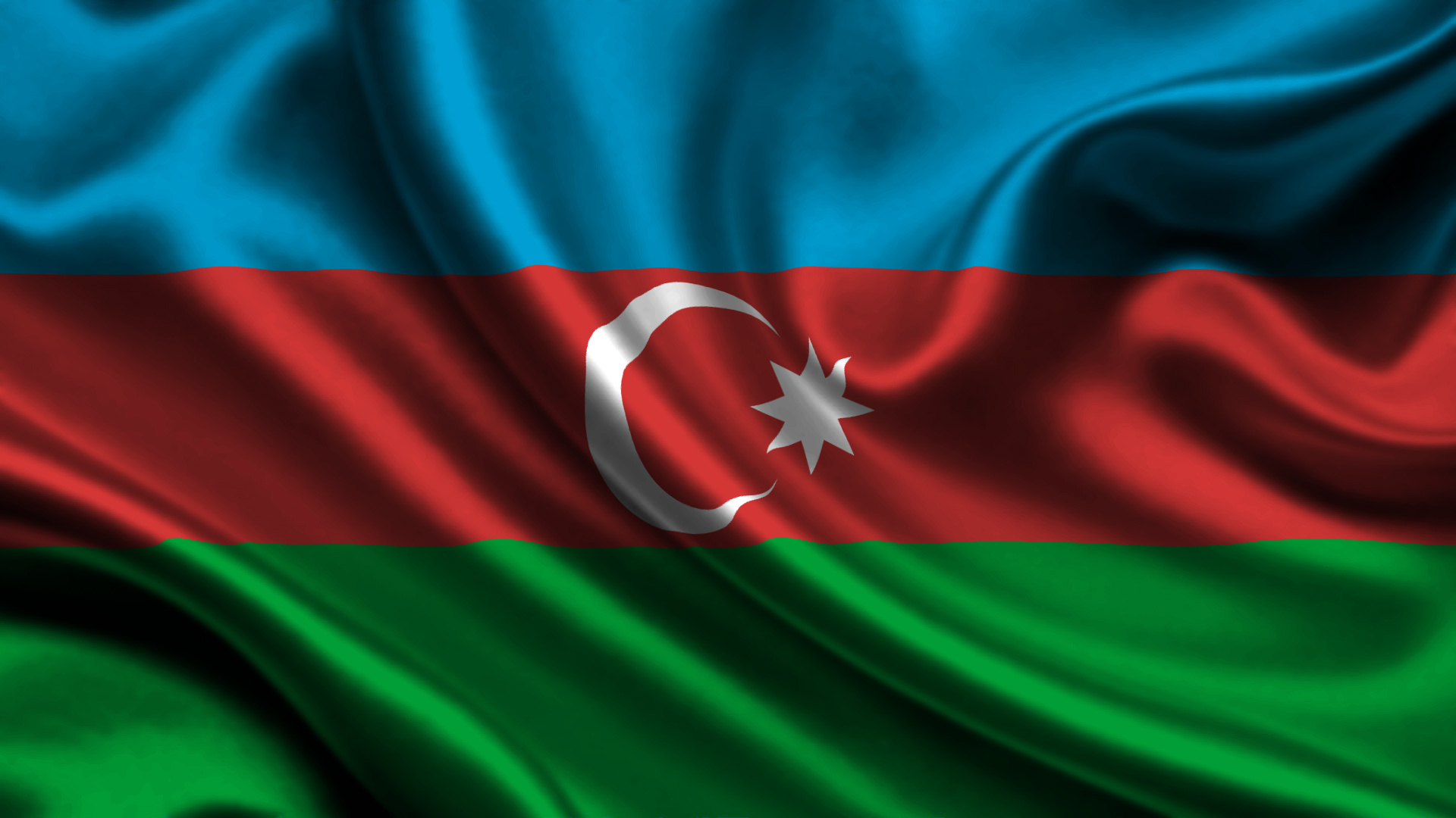 Azerbaijan flag, Wallpapers, 1920x1080 Full HD Desktop