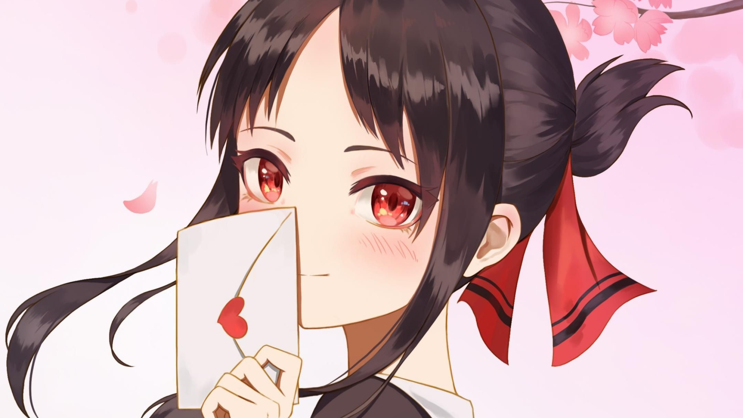 Kaguya-sama, Love is War, Kaguya Shinomiya, Stunning wallpapers, 2400x1350 HD Desktop