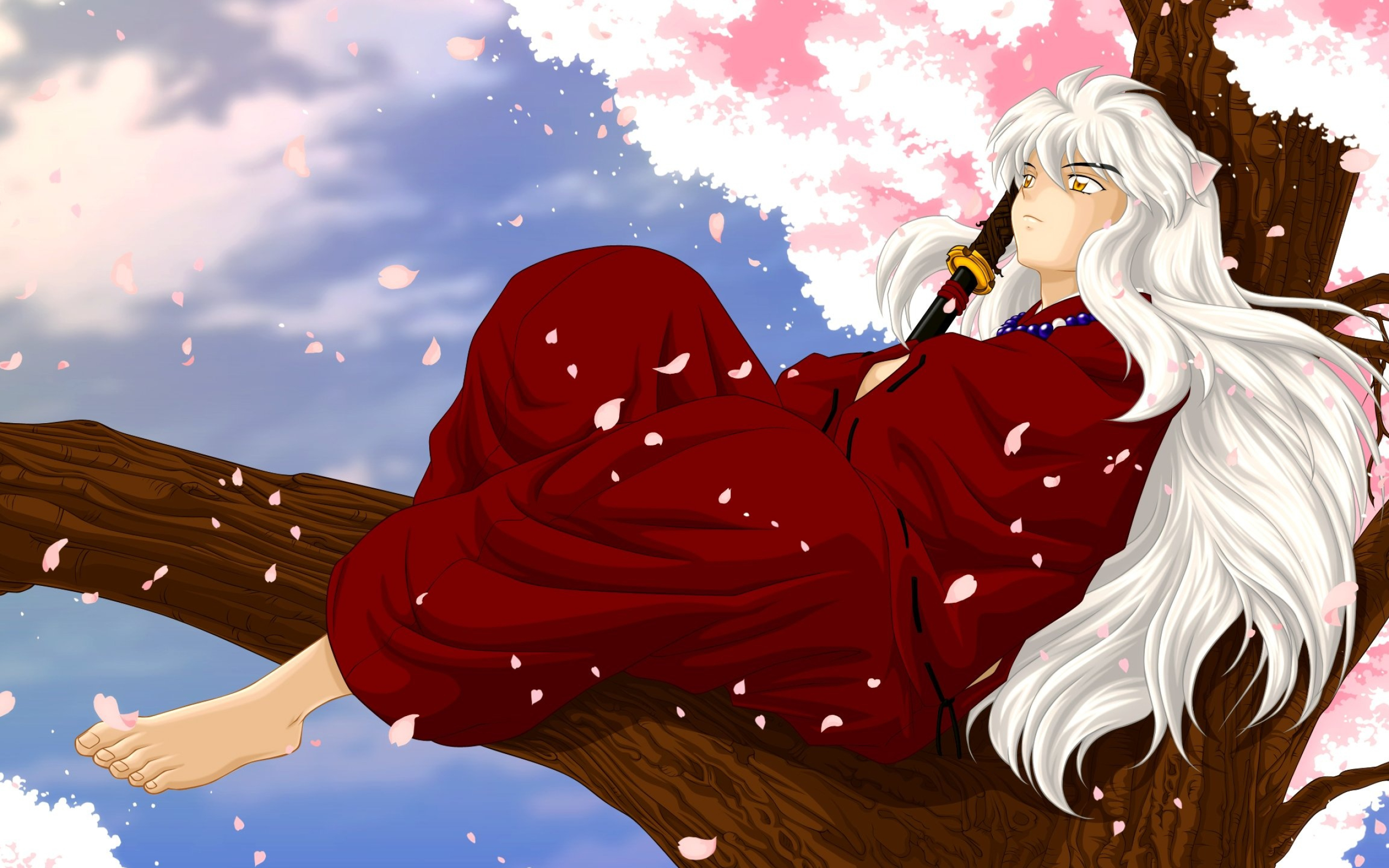 InuYasha, Sesshomaru, Anime characters, Timeless tale, 2560x1600 HD Desktop