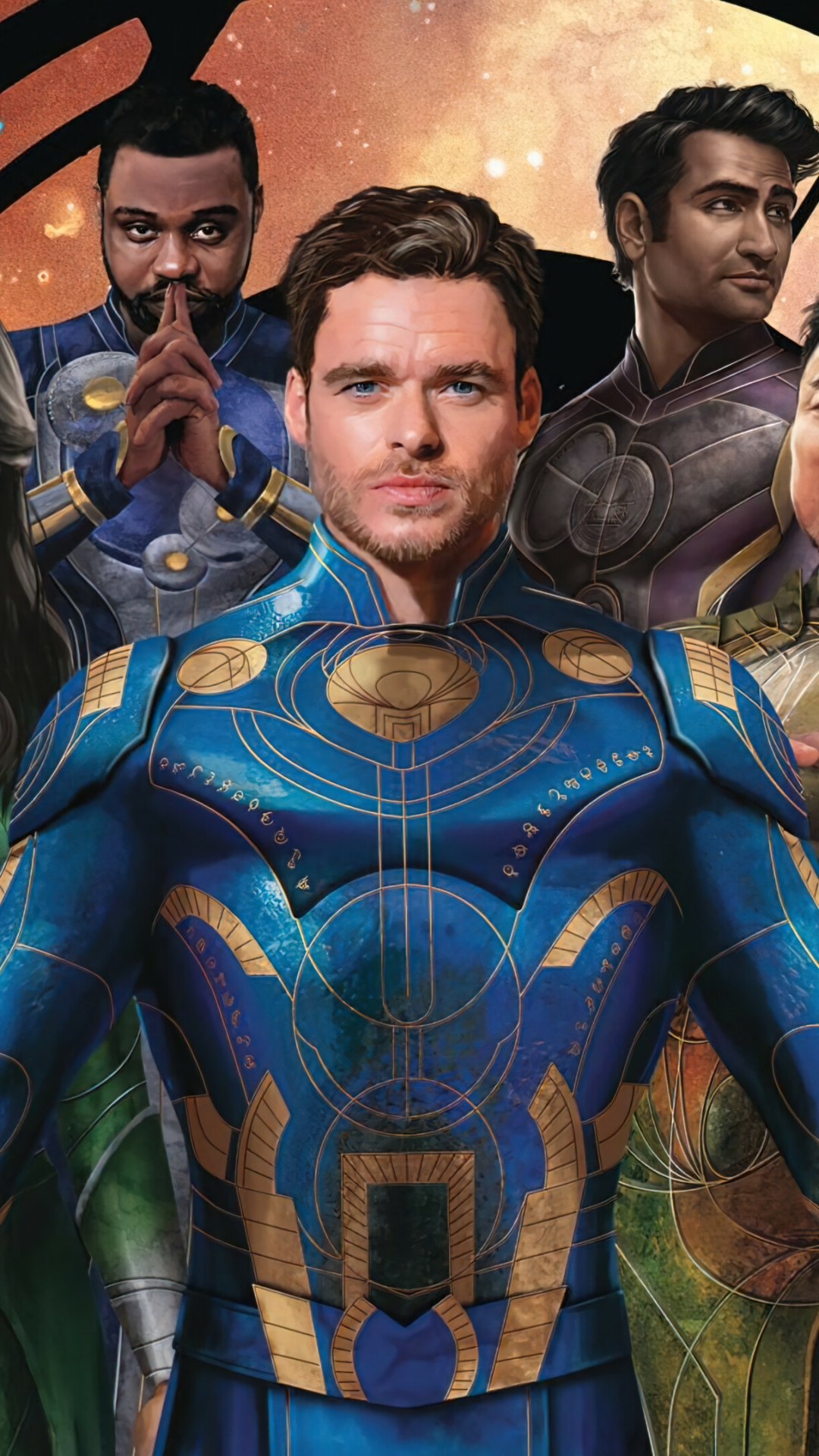 Movie, The Eternals, Marvel, 1080x1920 Full HD Phone