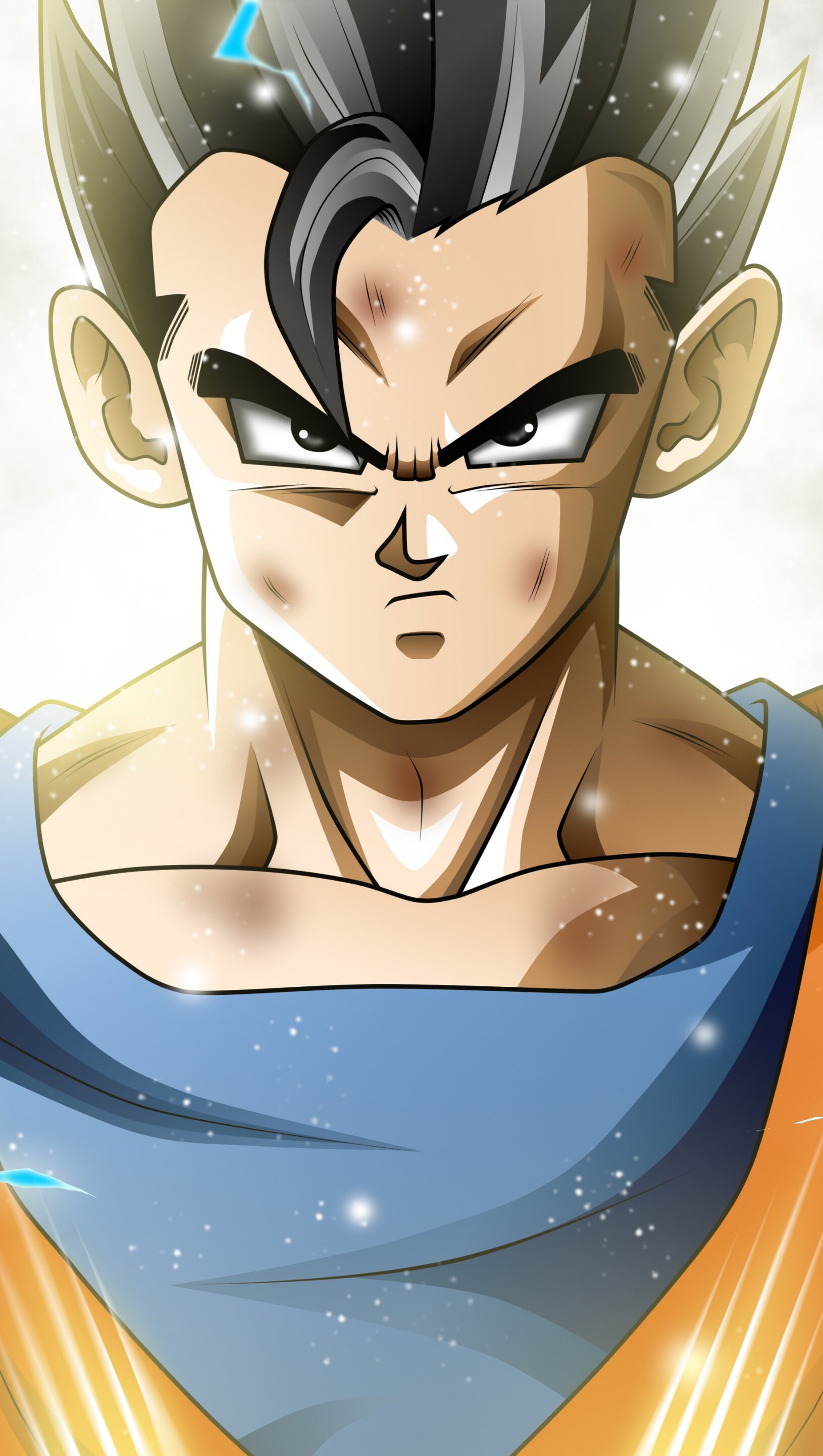 Gohan, Anime protagonist, Dragon Ball Z, Majin Boo, 1630x2880 HD Phone