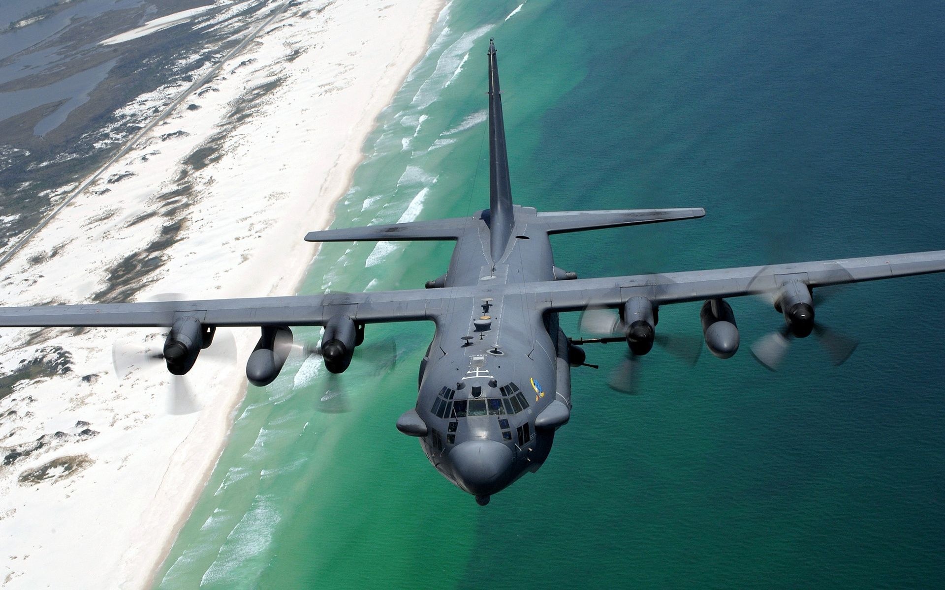 Lockheed AC-130, AC 130 wallpaper, Air support gunship, 1920x1200 HD Desktop