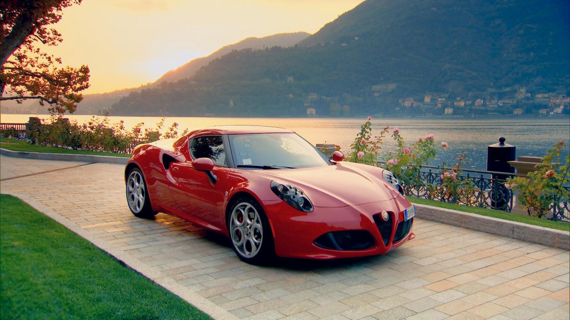 Alfa Romeo, 4C car, Sporty performance, Italian masterpiece, 1920x1080 Full HD Desktop