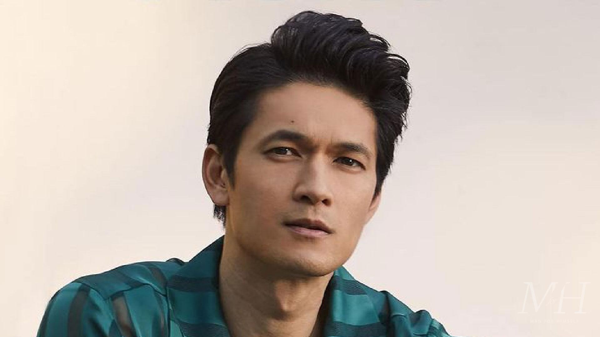 Harry Shum Jr., medium length, quiff hairstyle, side parting, 1920x1080 Full HD Desktop