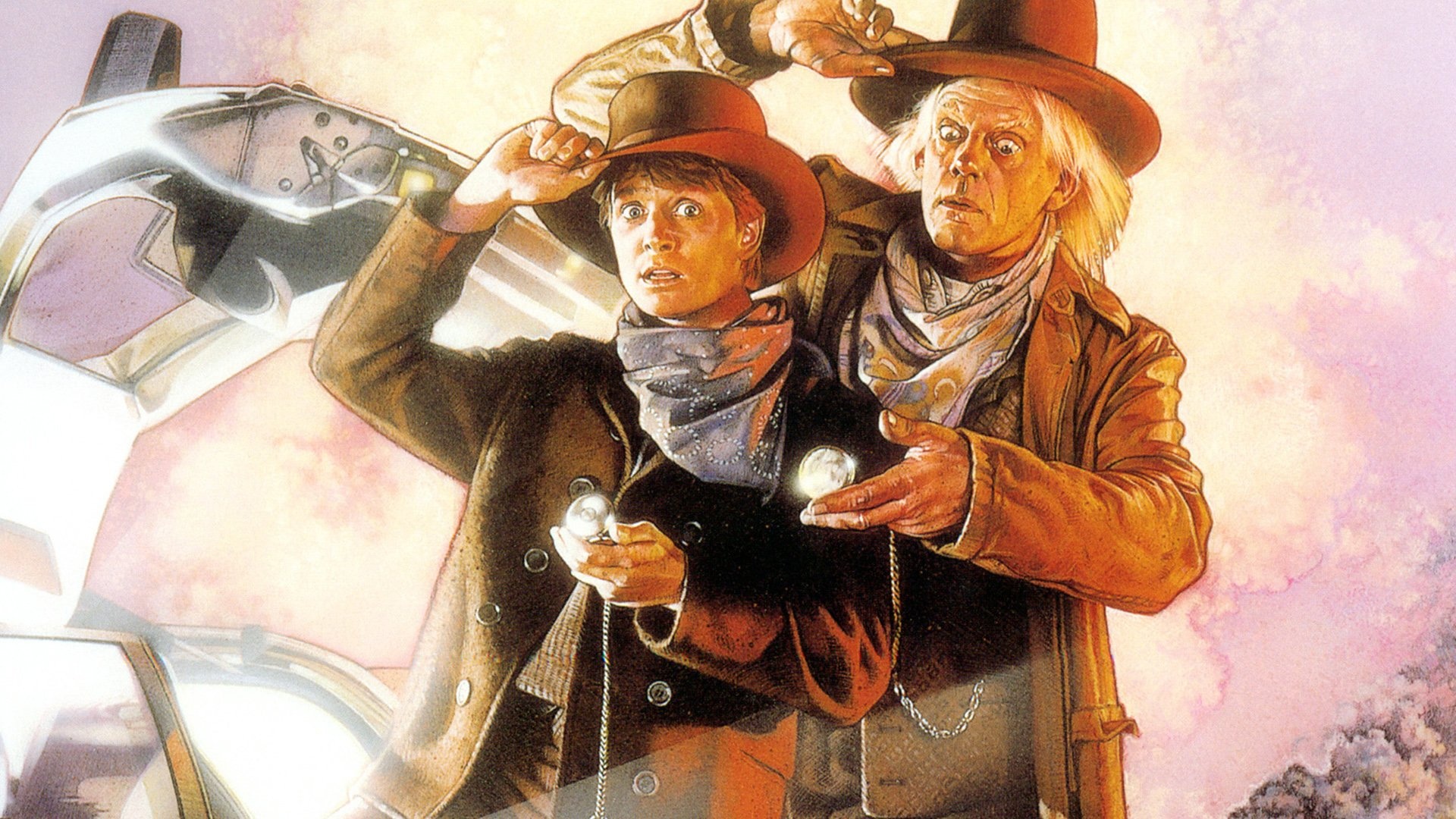 Christopher Lloyd, Back to the Future Part III, Western theme, 1920x1080 Full HD Desktop