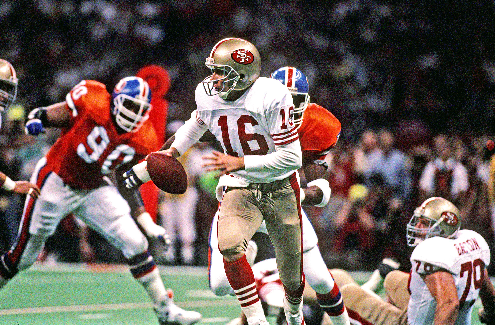 Broncos vs 49ers, Joe Montana Wallpaper, 1950x1280 HD Desktop