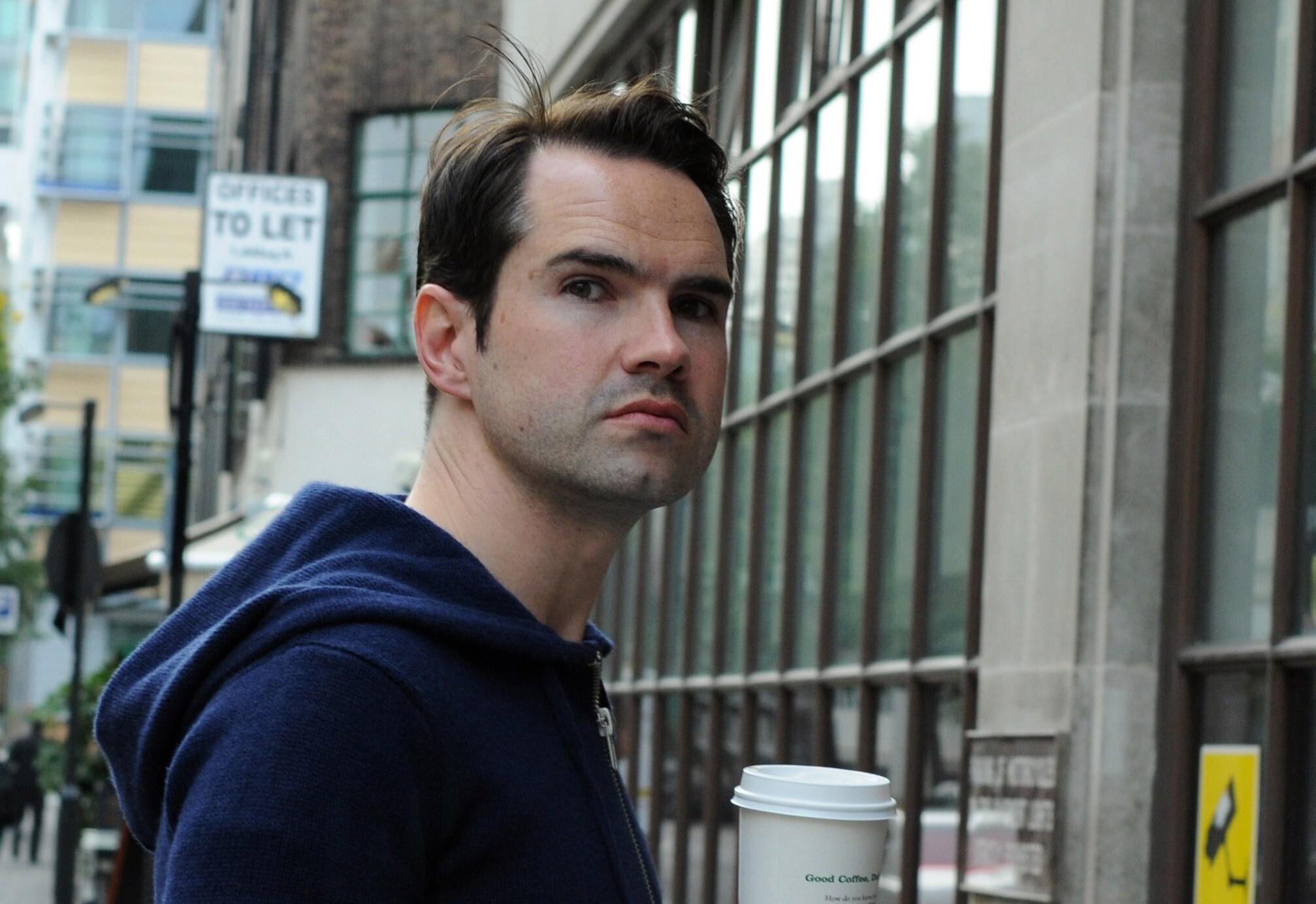 Jimmy Carr, Desktop wallpaper, British comedian, Stand-up comedy, 2020x1390 HD Desktop