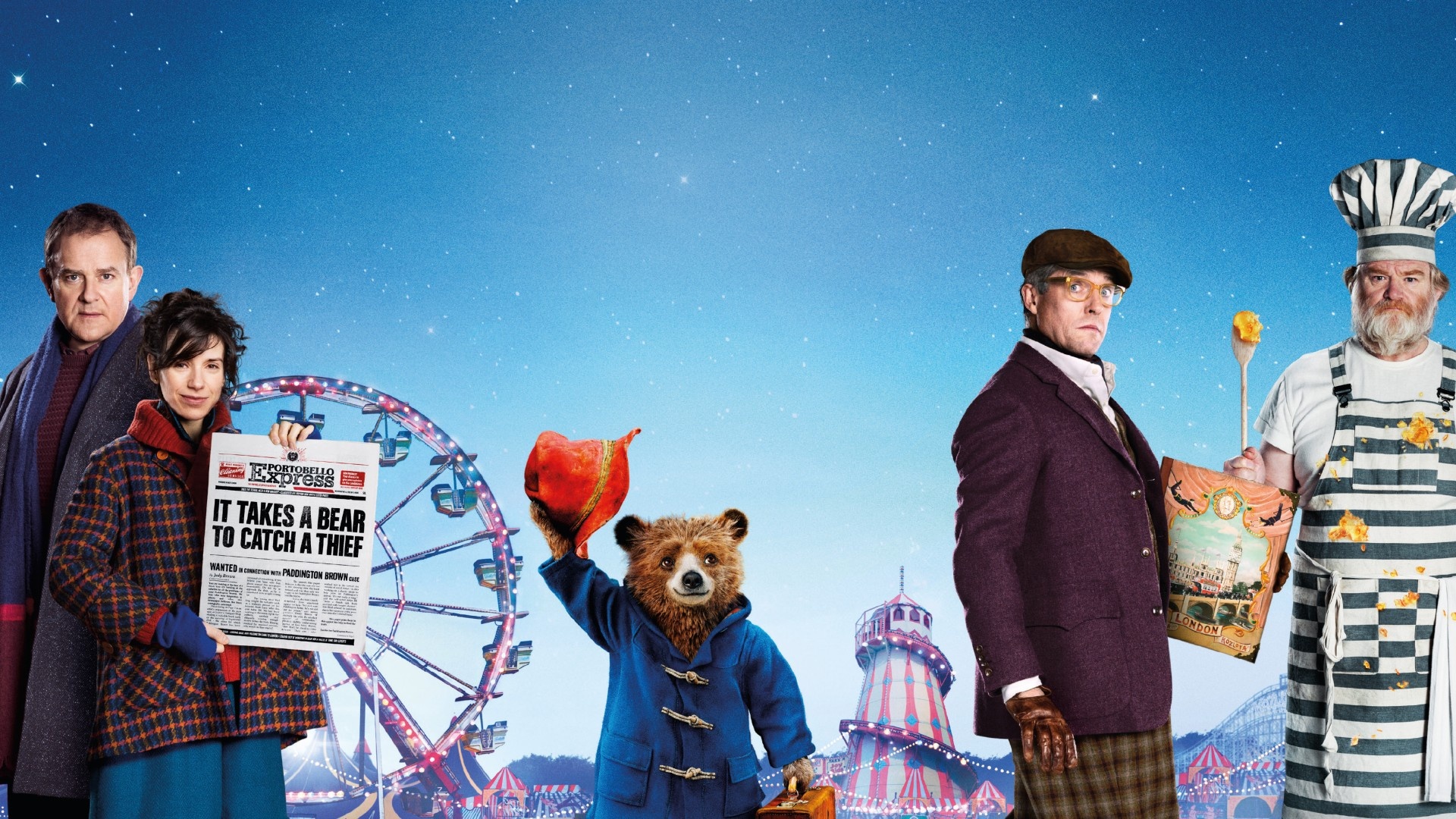 Brendan Gleeson, Paddington 2, Hugh Bonneville, Sally Hawkins, 1920x1080 Full HD Desktop