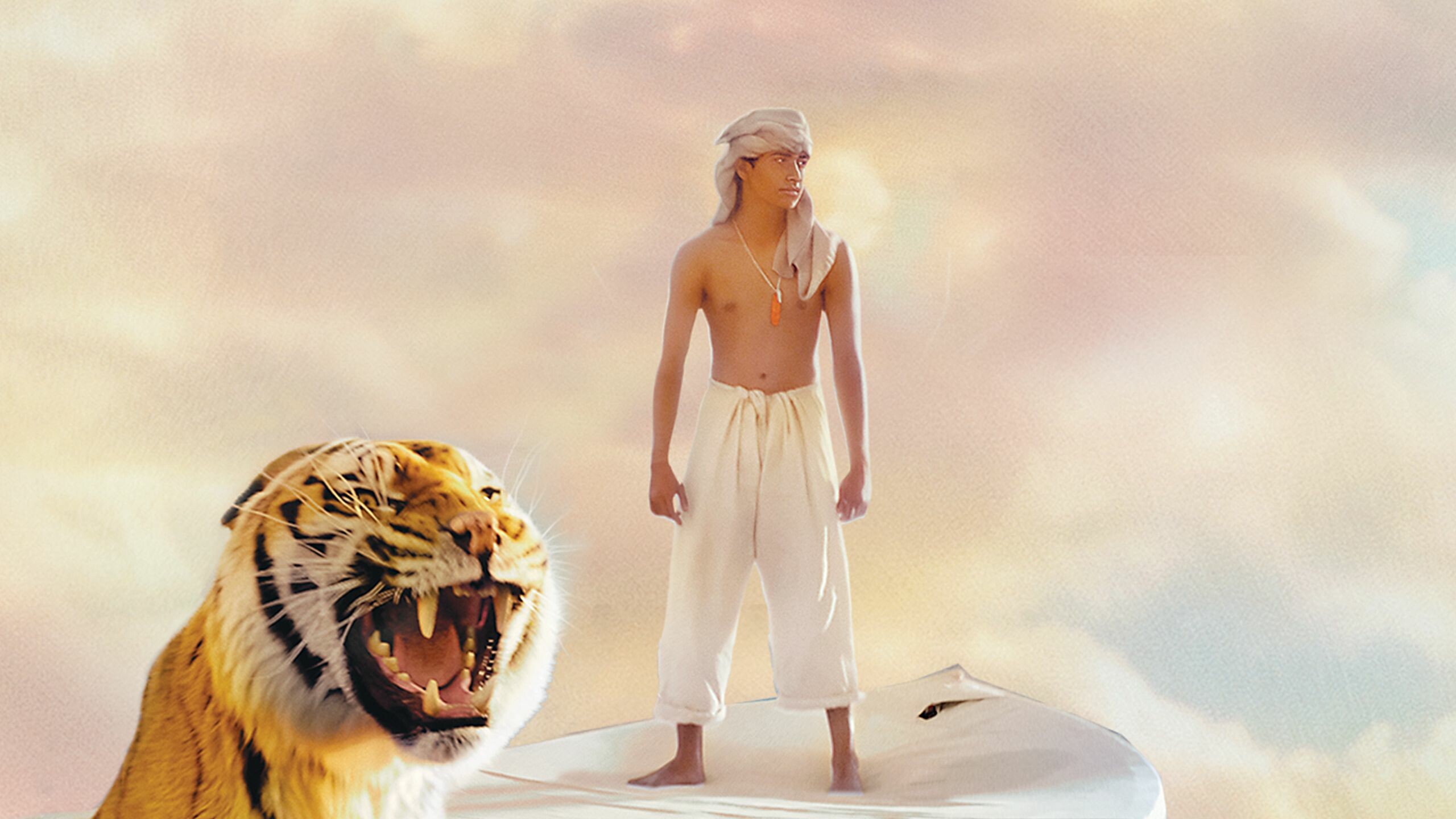 Life of Pi, Adventure film, Majestic ocean scenes, Survival story, 2560x1440 HD Desktop