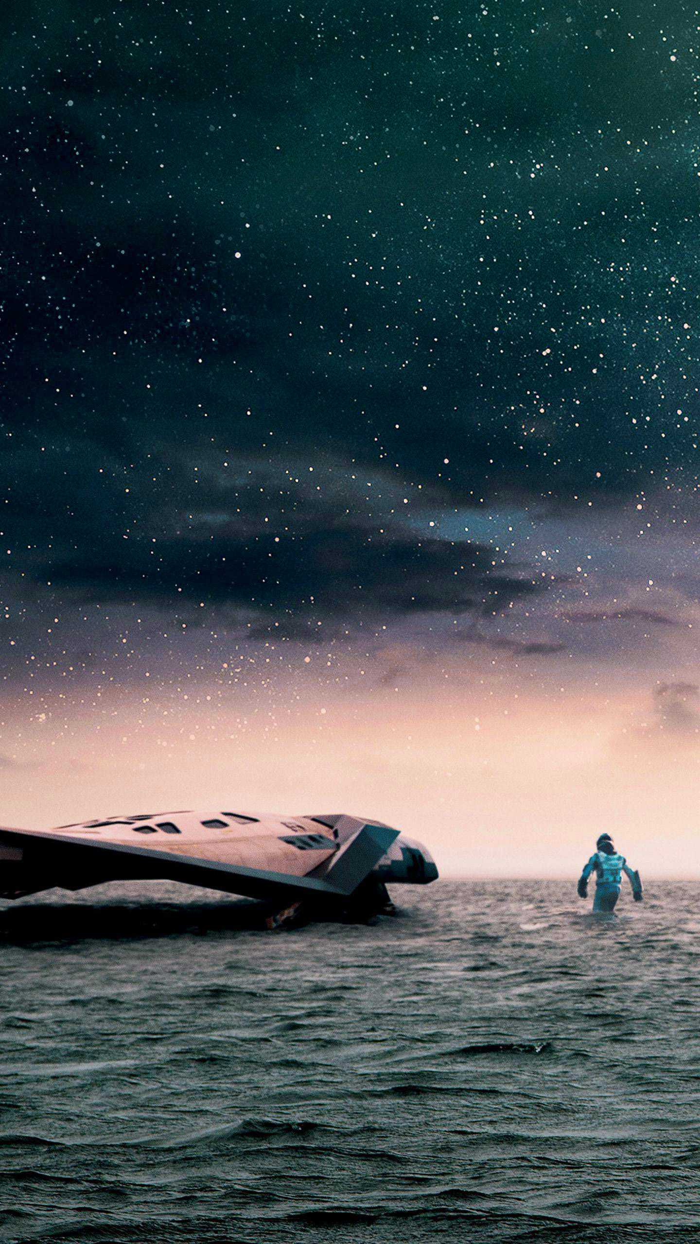 Interstellar essence, Awe-inspiring visuals, Movie magic, Immersive experience, 1440x2560 HD Phone