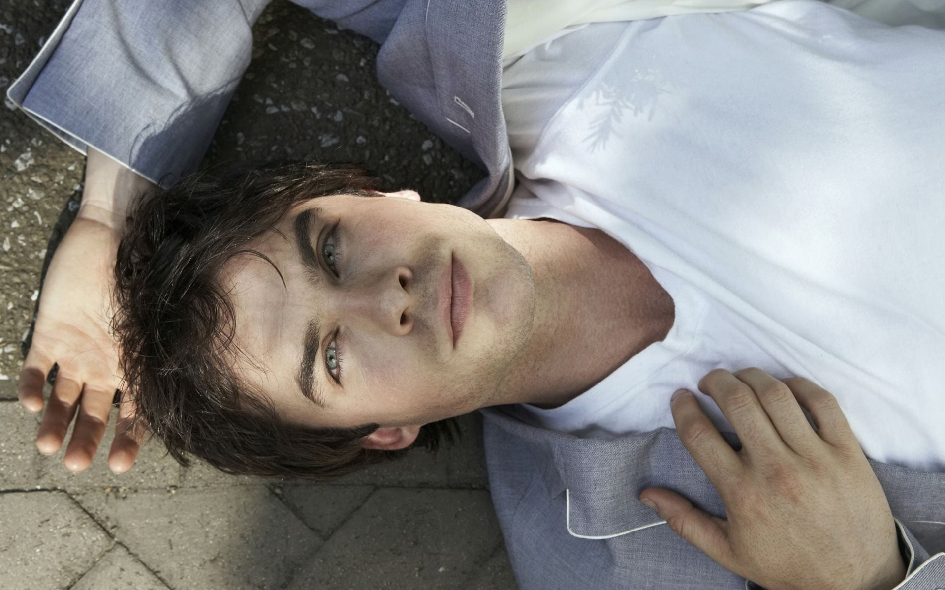 Ian Somerhalder, Movies, Actor, White T-shirt, 1920x1200 HD Desktop