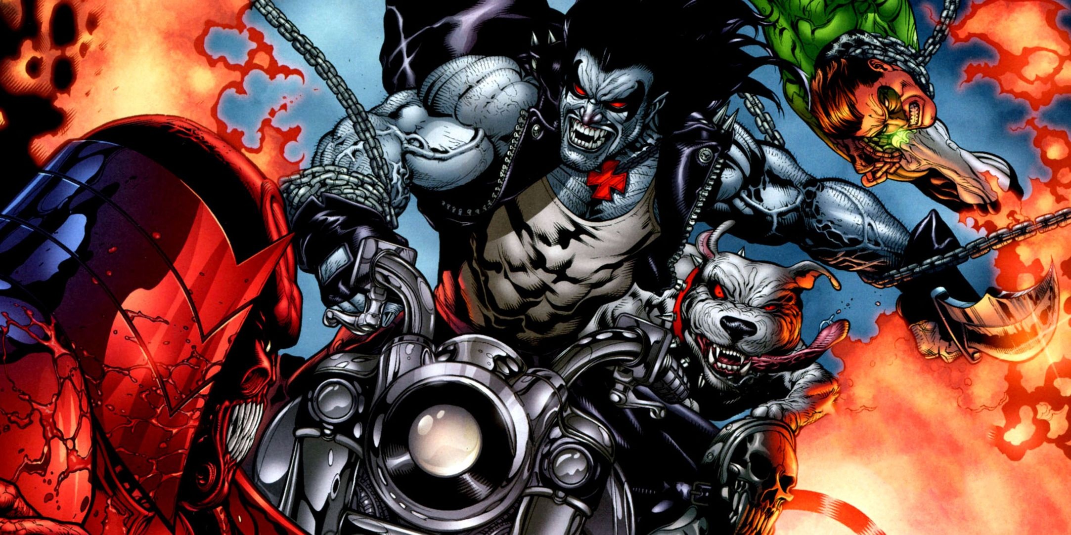 Lobo (DC Comics), Infamous DC character, Insider knowledge, True DC fan trivia, 2170x1090 Dual Screen Desktop