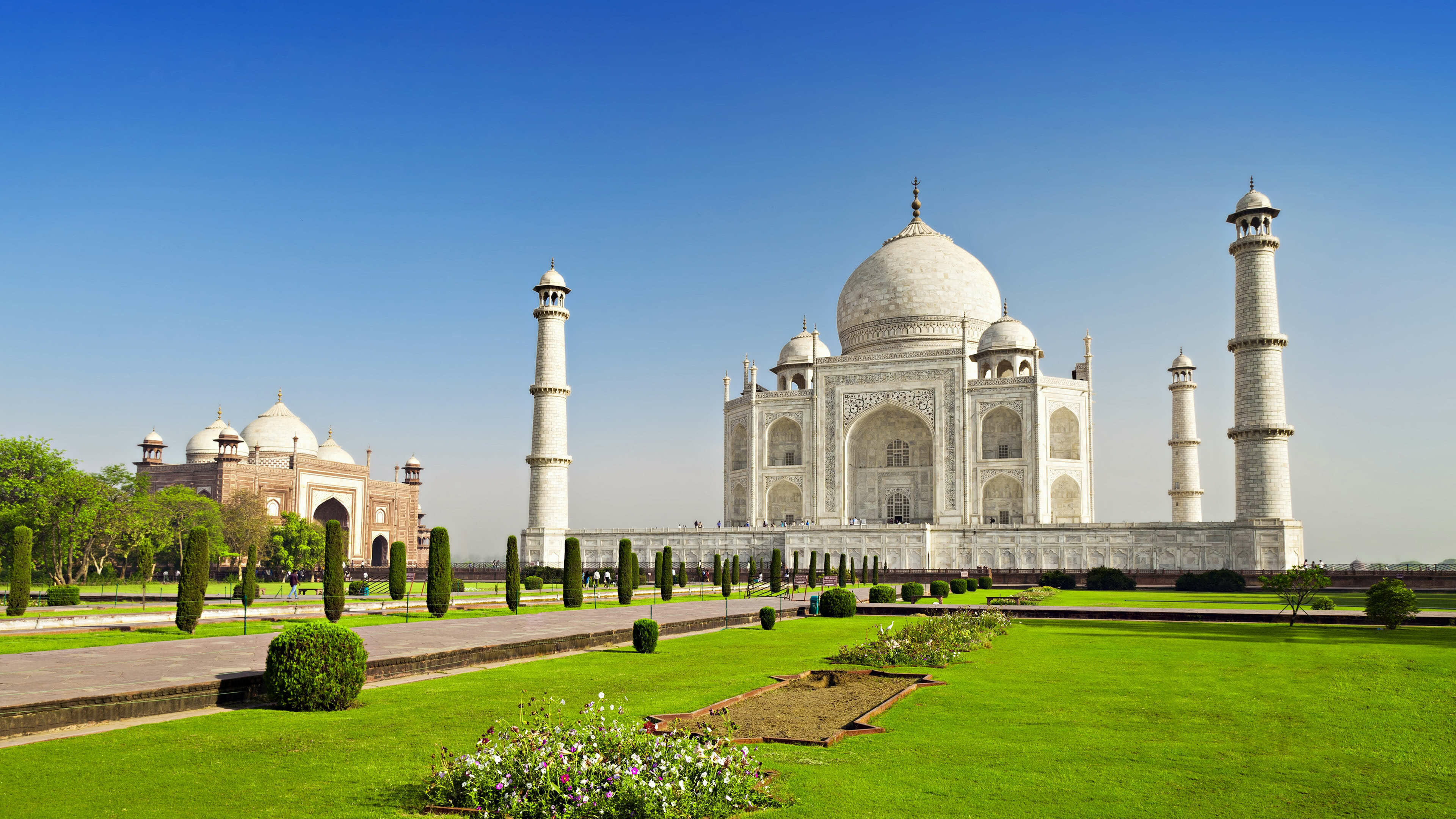 Taj Mahal India, Spectacular beauty, UNESCO heritage site, Iconic landmark, 3840x2160 4K Desktop